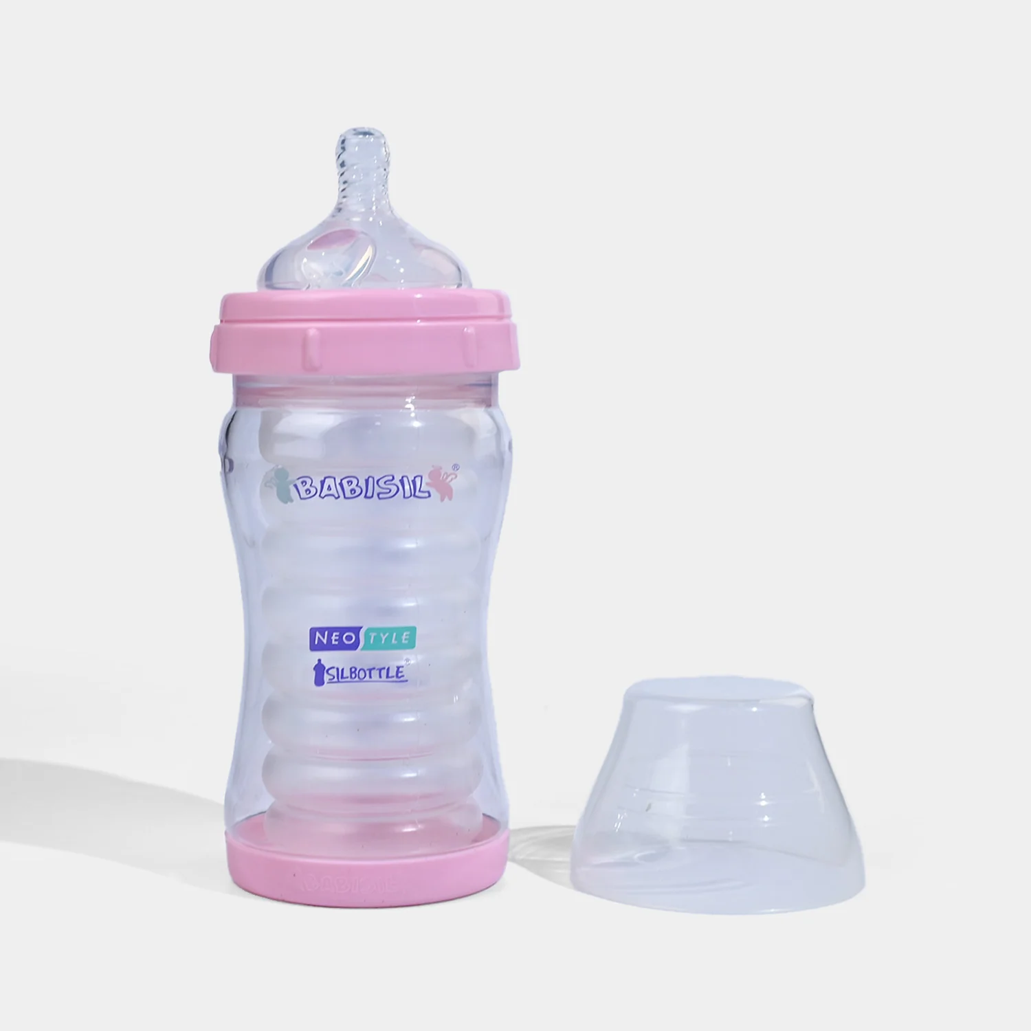 Baby Feeding Bottle Plastic Feeder 2IN1 220ML - Image 2