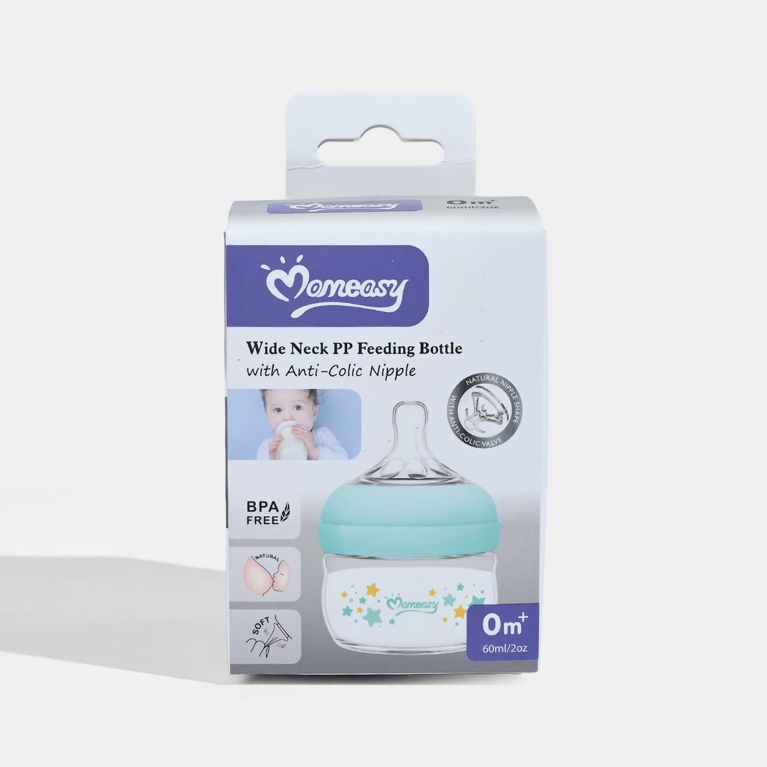 Wide Neck PP Baby Feeding Bottle | 0M+ - Image 5