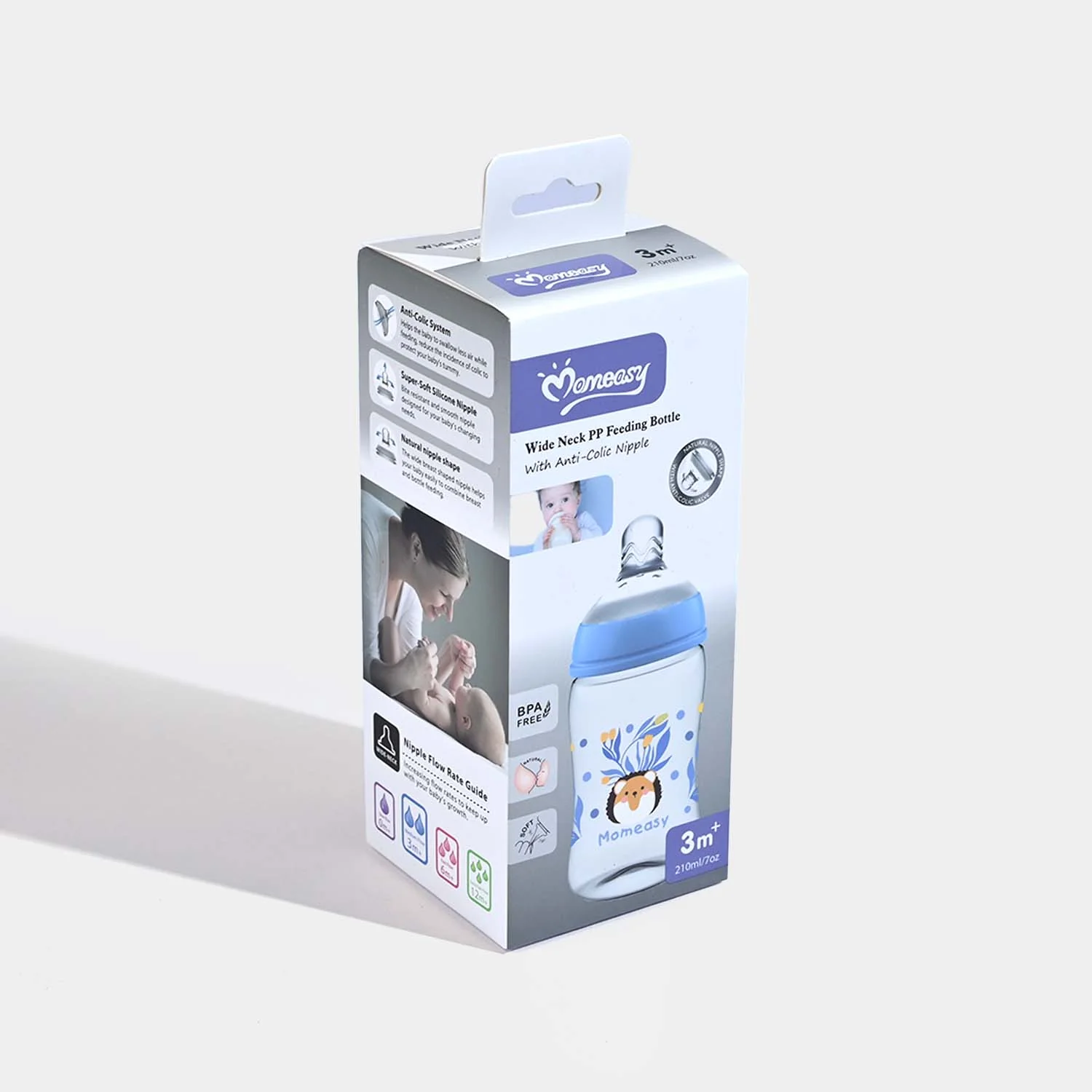 Wide Neck PP Baby Feeding Bottle | 3M+ - Image 3