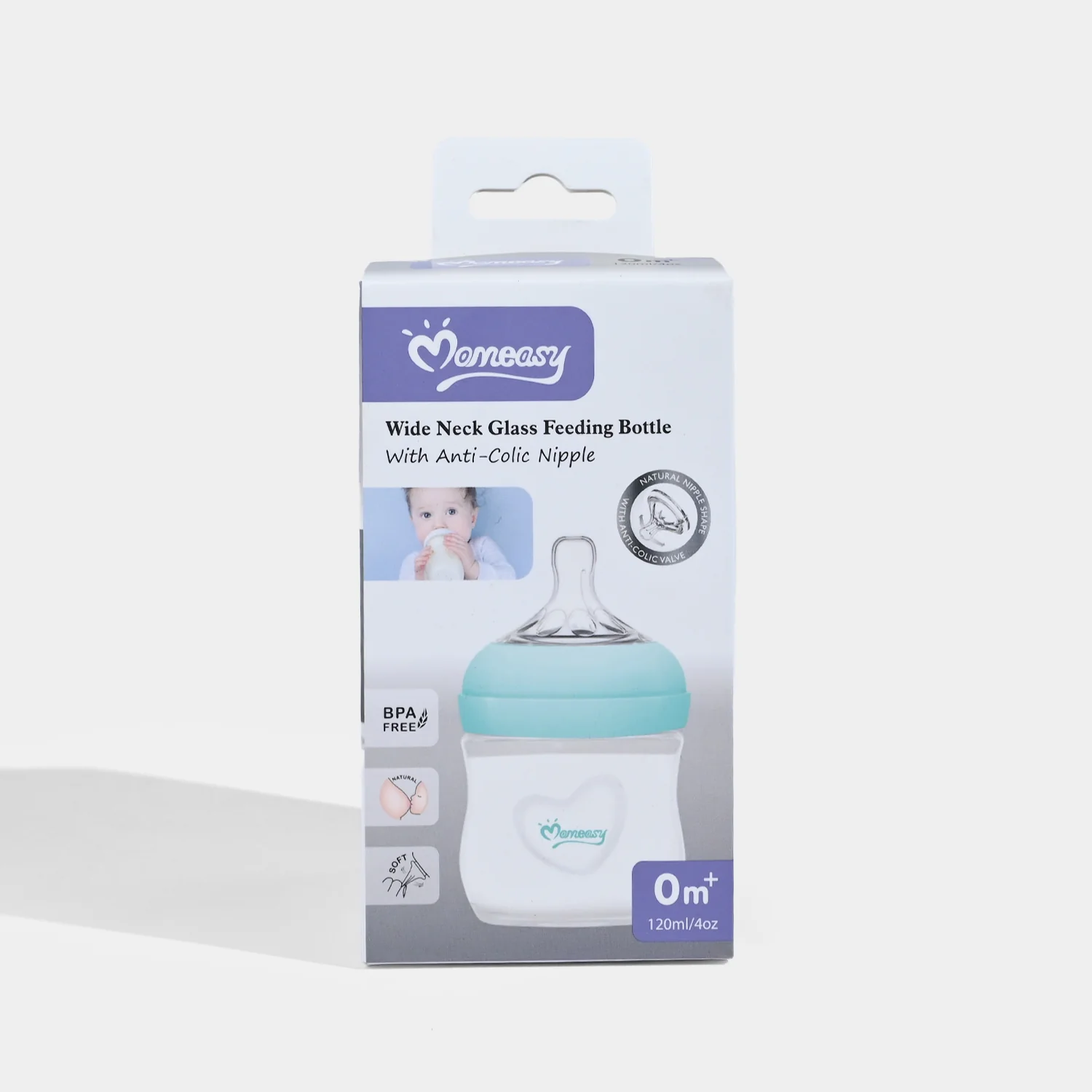 Baby Glass Feeding Bottle | 0M+ - Image 5