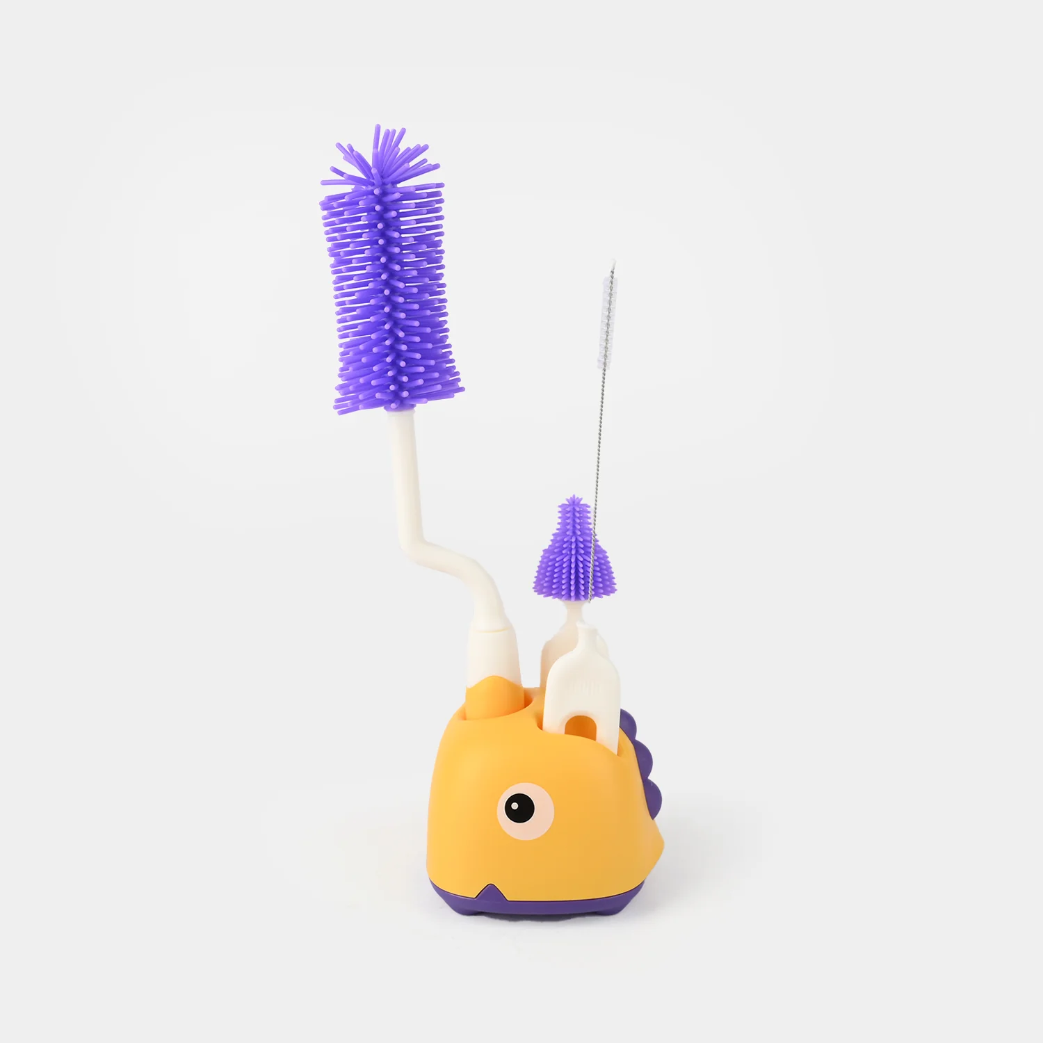 2-in-1 Baby Bottle Brush Set with Drying Stand - Image 4