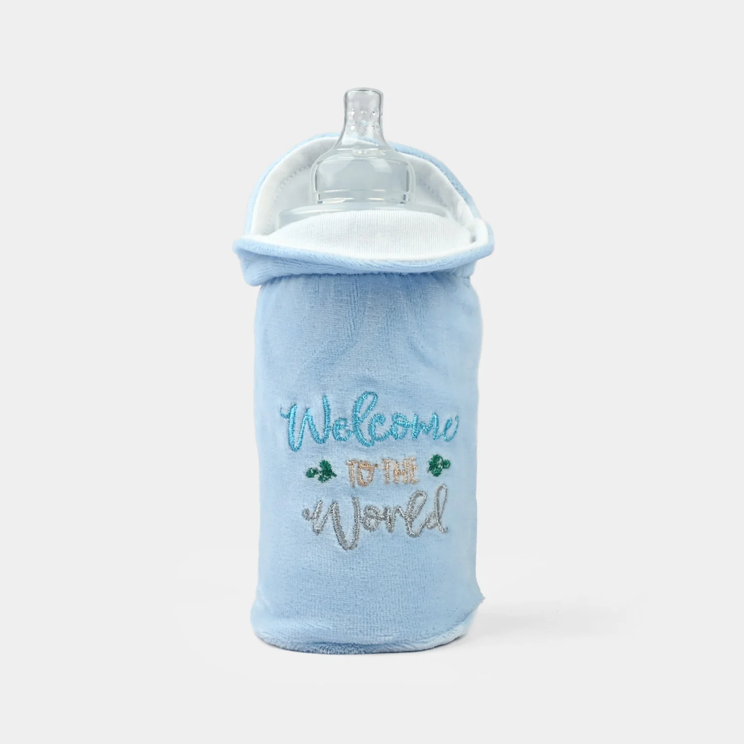 Premium Velvet Feeder Cover for Baby Bottle