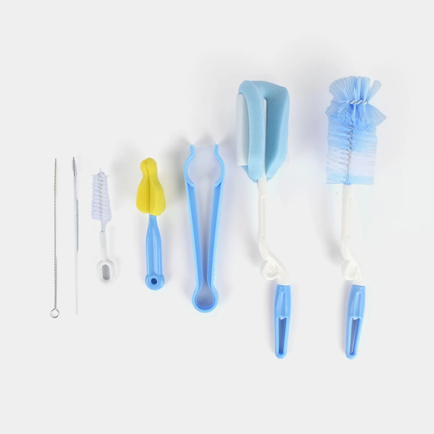 Baby Bottle & Nipple Cleaning Set | 7Pcs