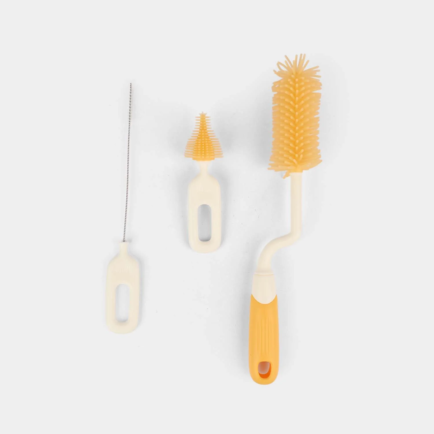 Rotating Silicone Bottle Brush set with Drying Rack - Image 2