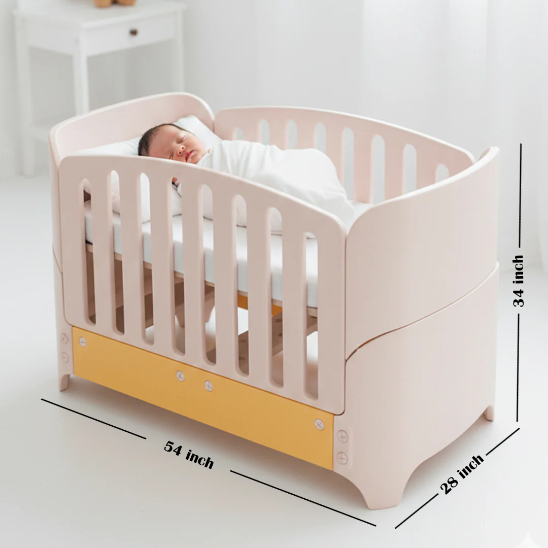 Baby Fiber Cot Convertible Bed - Image 8