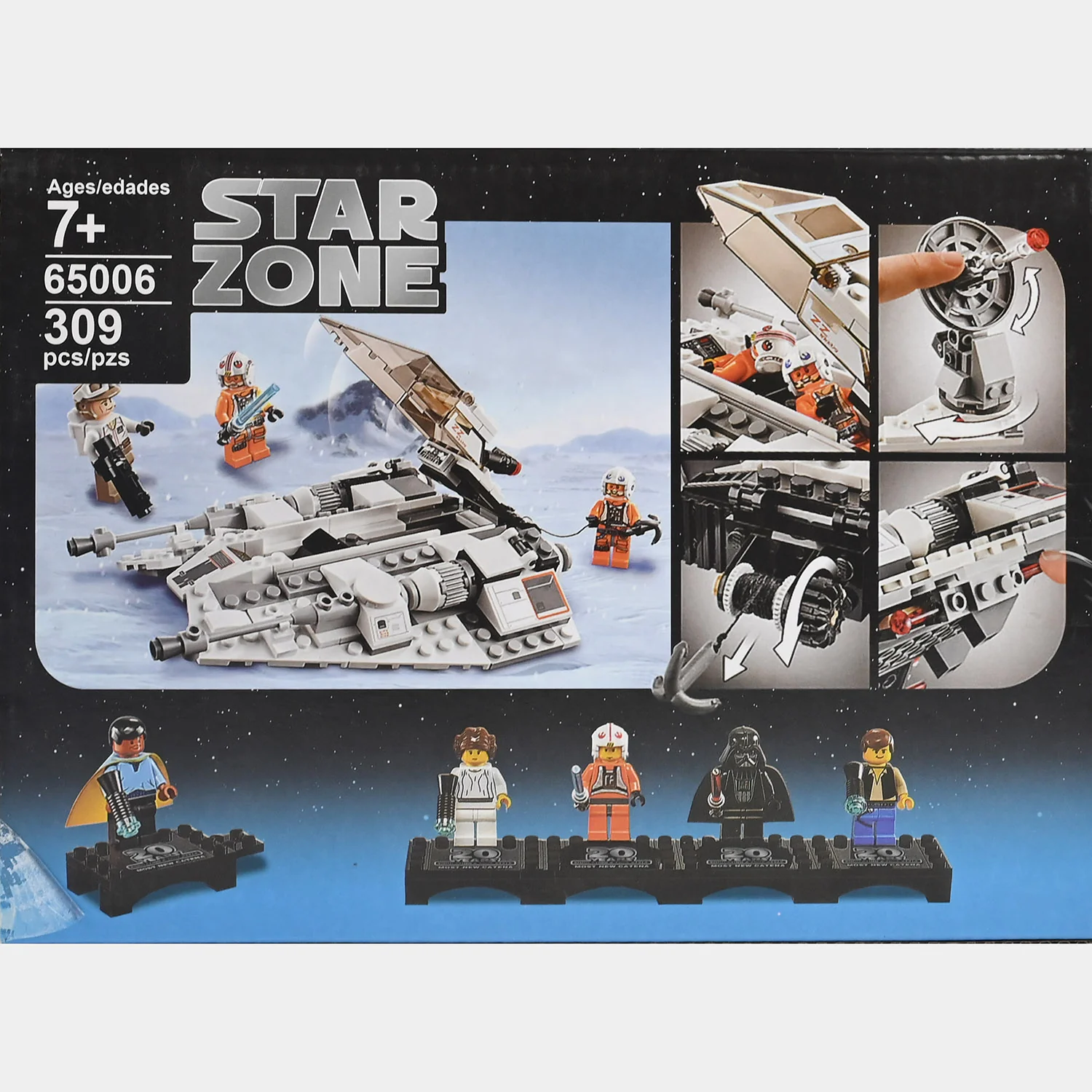 Snow Speeder Fighter Building Blocks 309 Pcs - Image 4