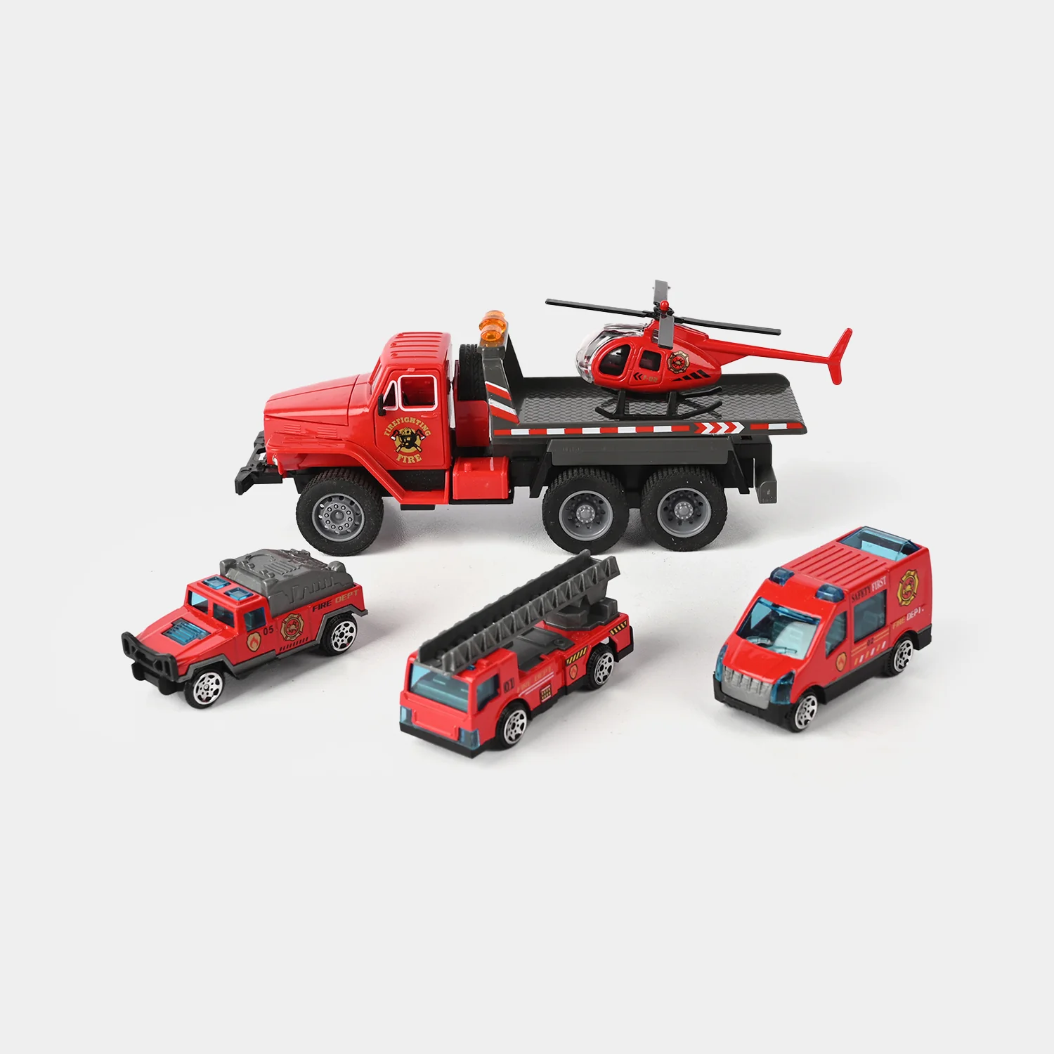 Fire Rescue Vehicle Play Set For Kids - Image 6