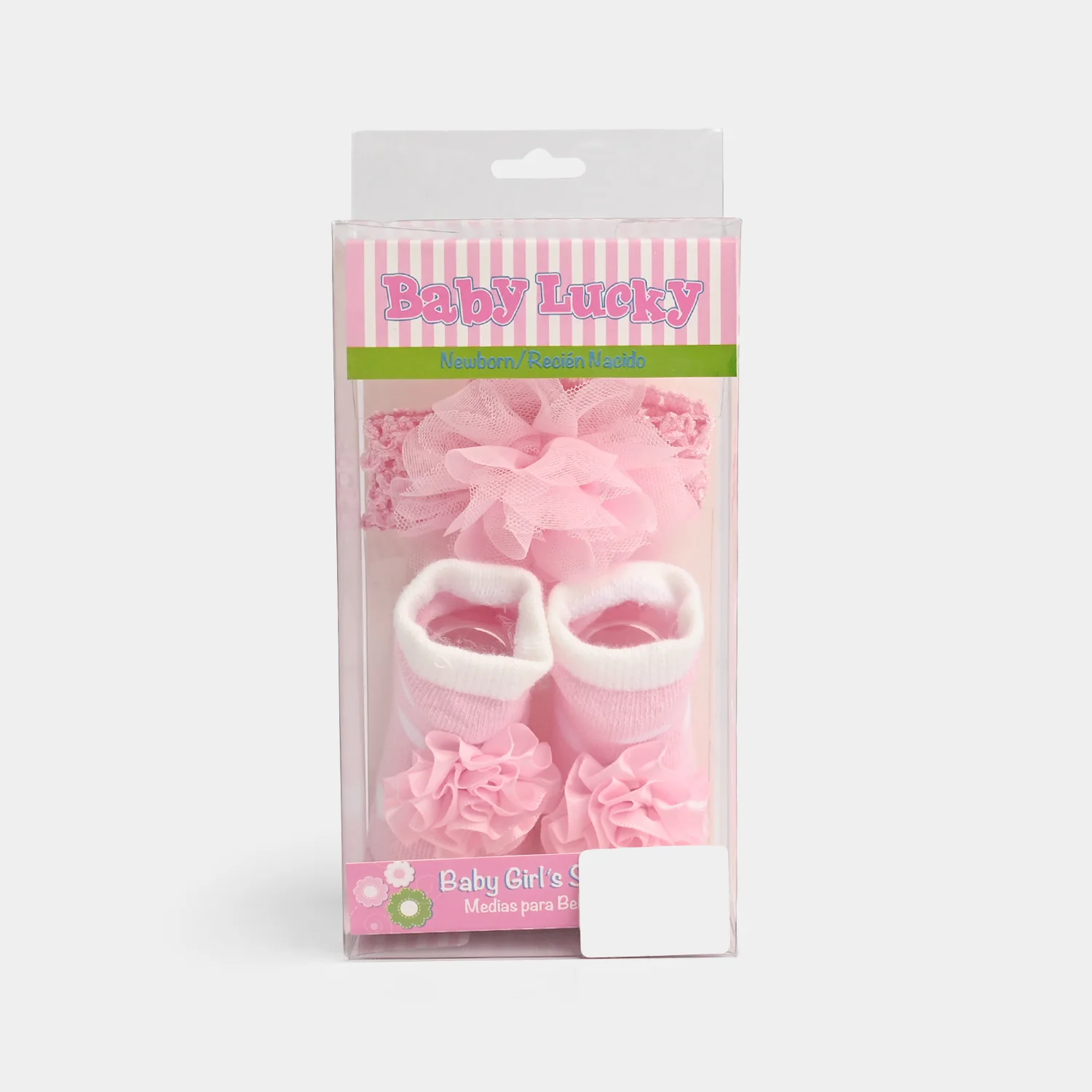 Baby Socks Booties with Headband | 3-12M - Image 4