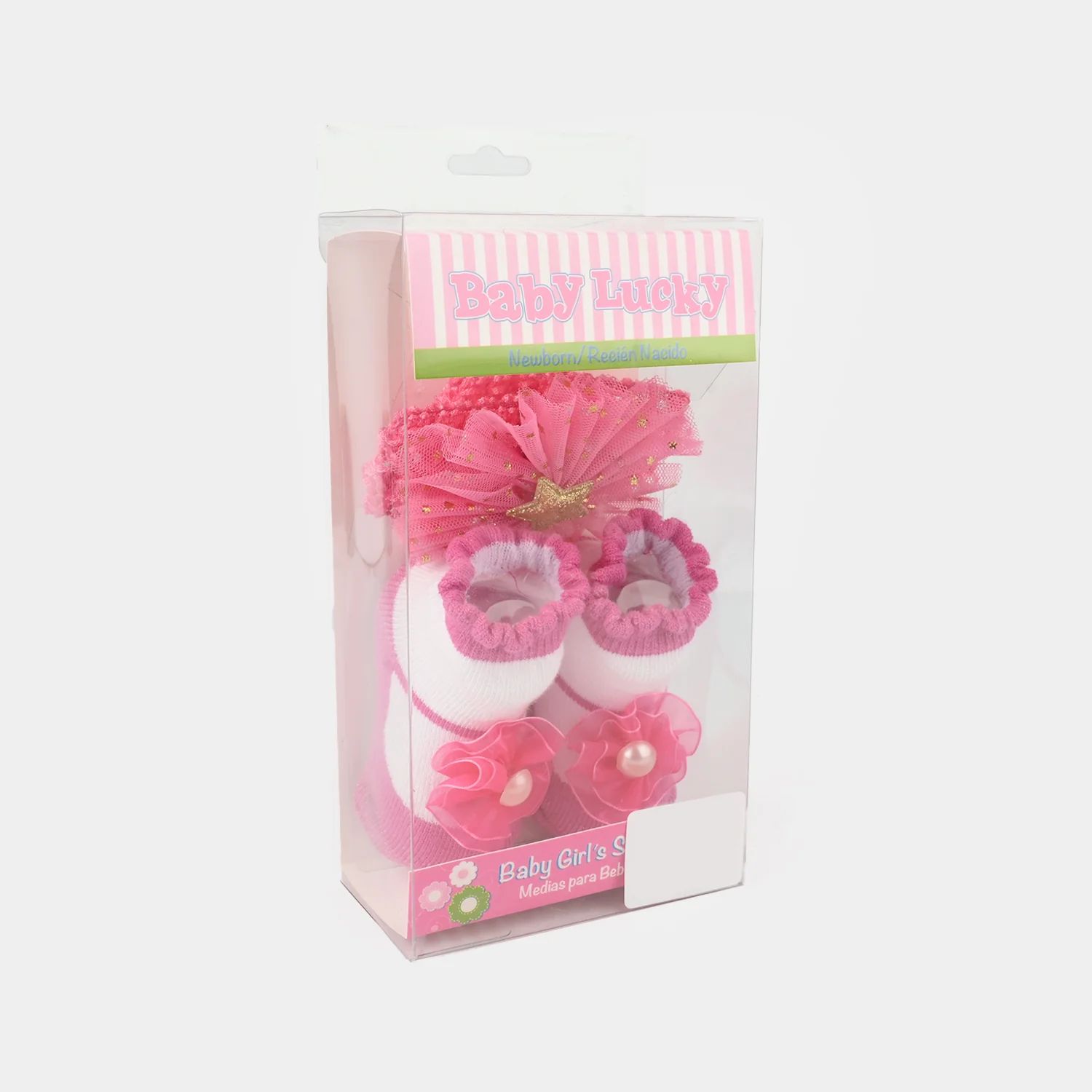 Baby Socks Booties with Headband | 3-12M - Image 3