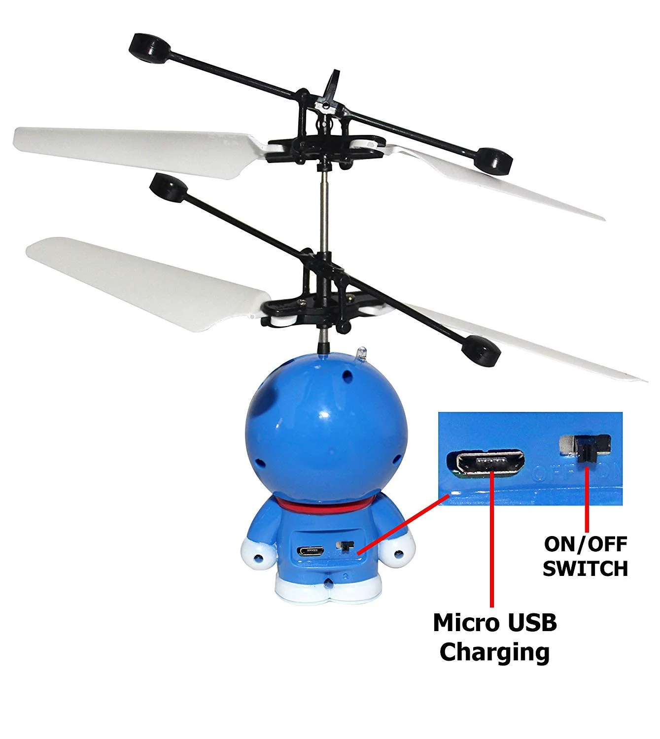 Flying Machine For kids - CY588 - Blue - Image 6
