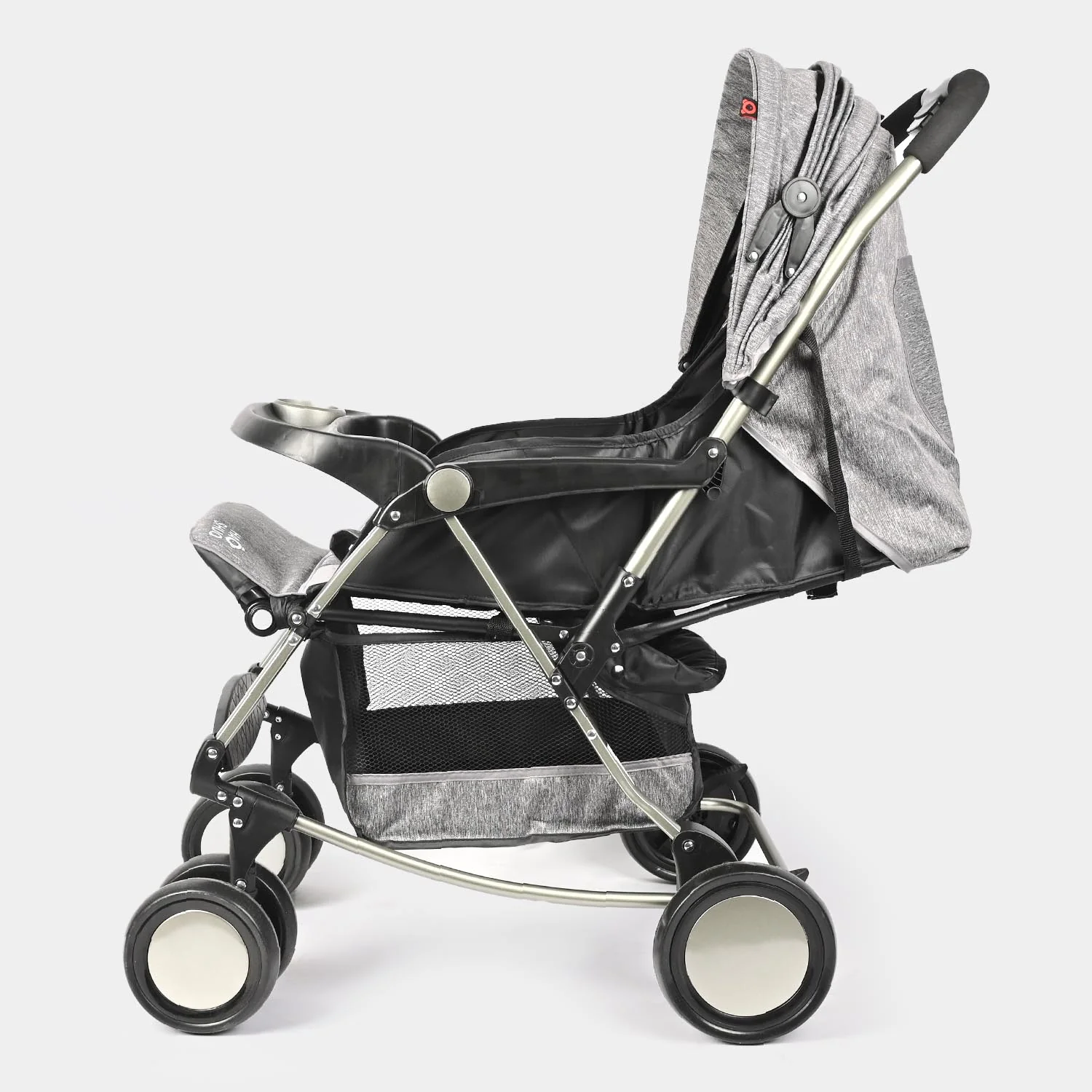 Foldable Baby Stroller-Grey - Image 2