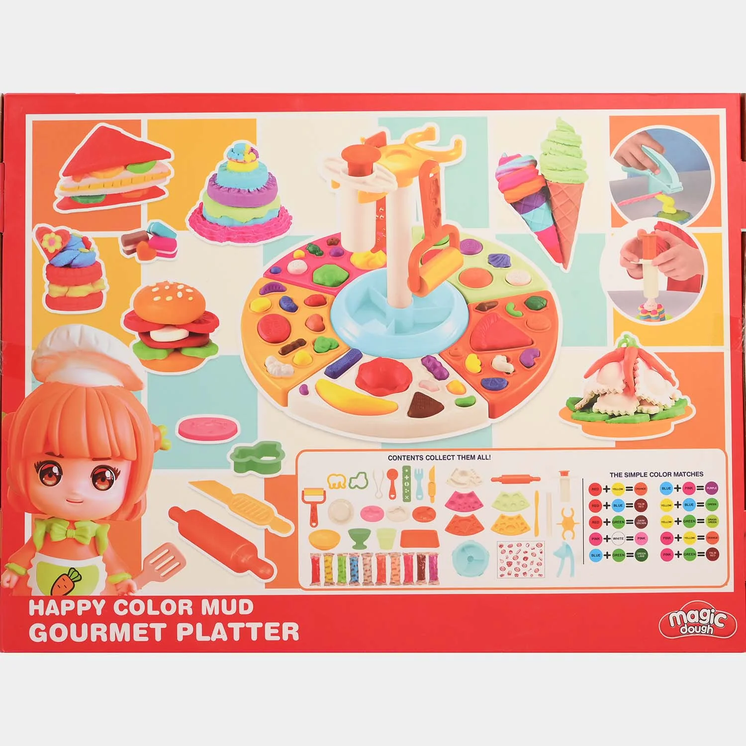 Happy Color Mud | Creative Play Dough Set for Kids - Image 8
