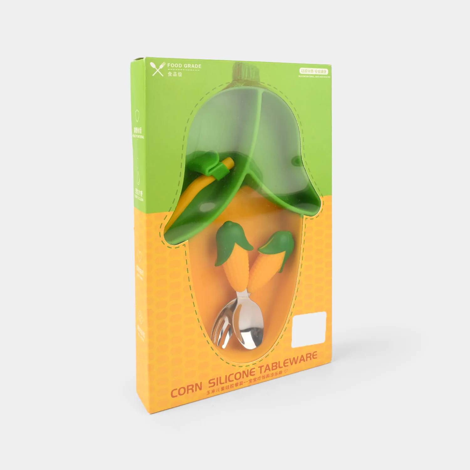 Silicone Corn Baby Feeding Set - Image 3