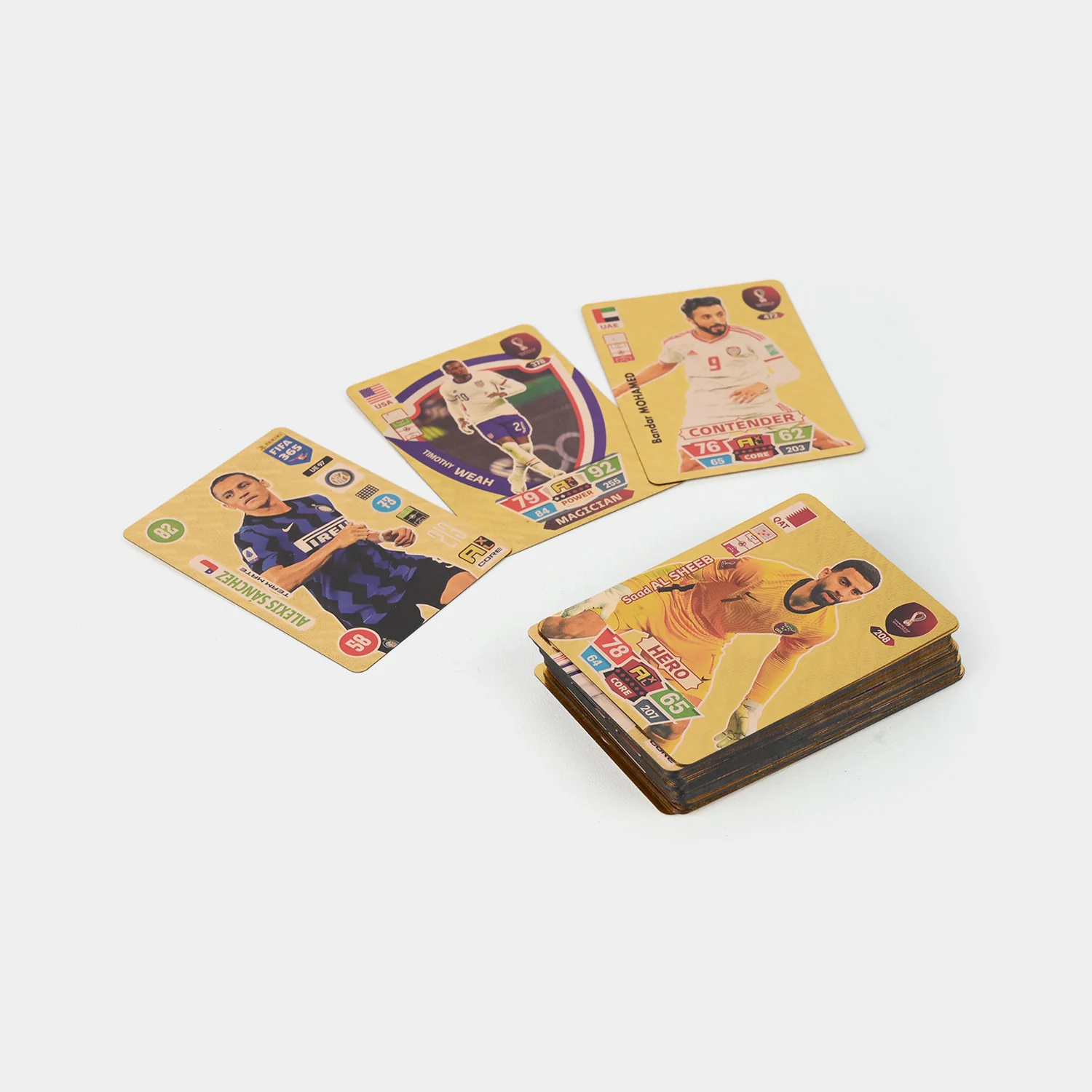 Football Star Player Playing Collectible Cards - Image 2