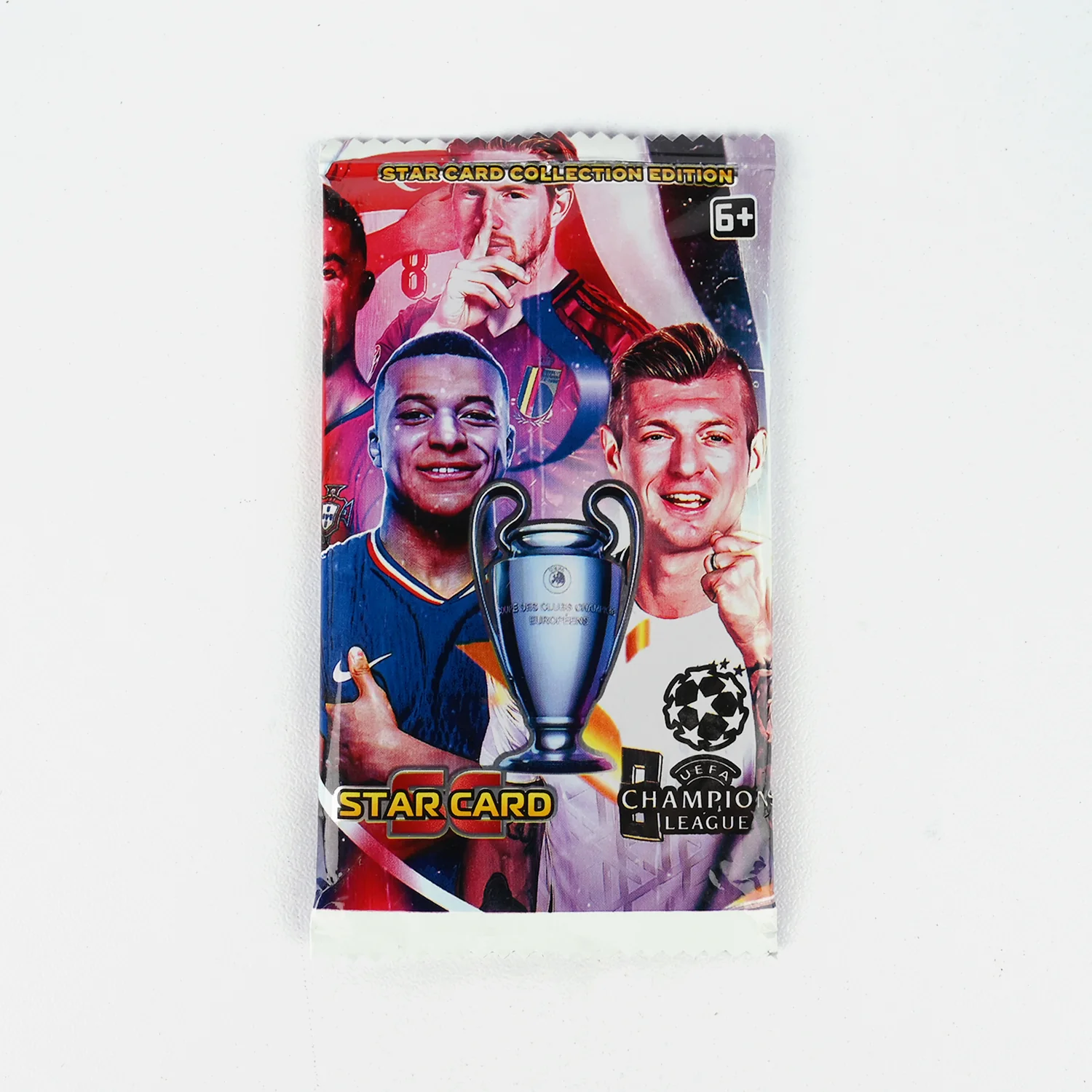 Football Star Player Playing Collectible Cards