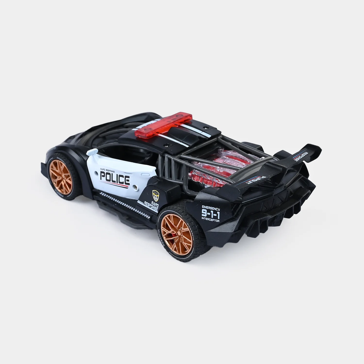 Friction Mini Car with Light & Music - Image 4