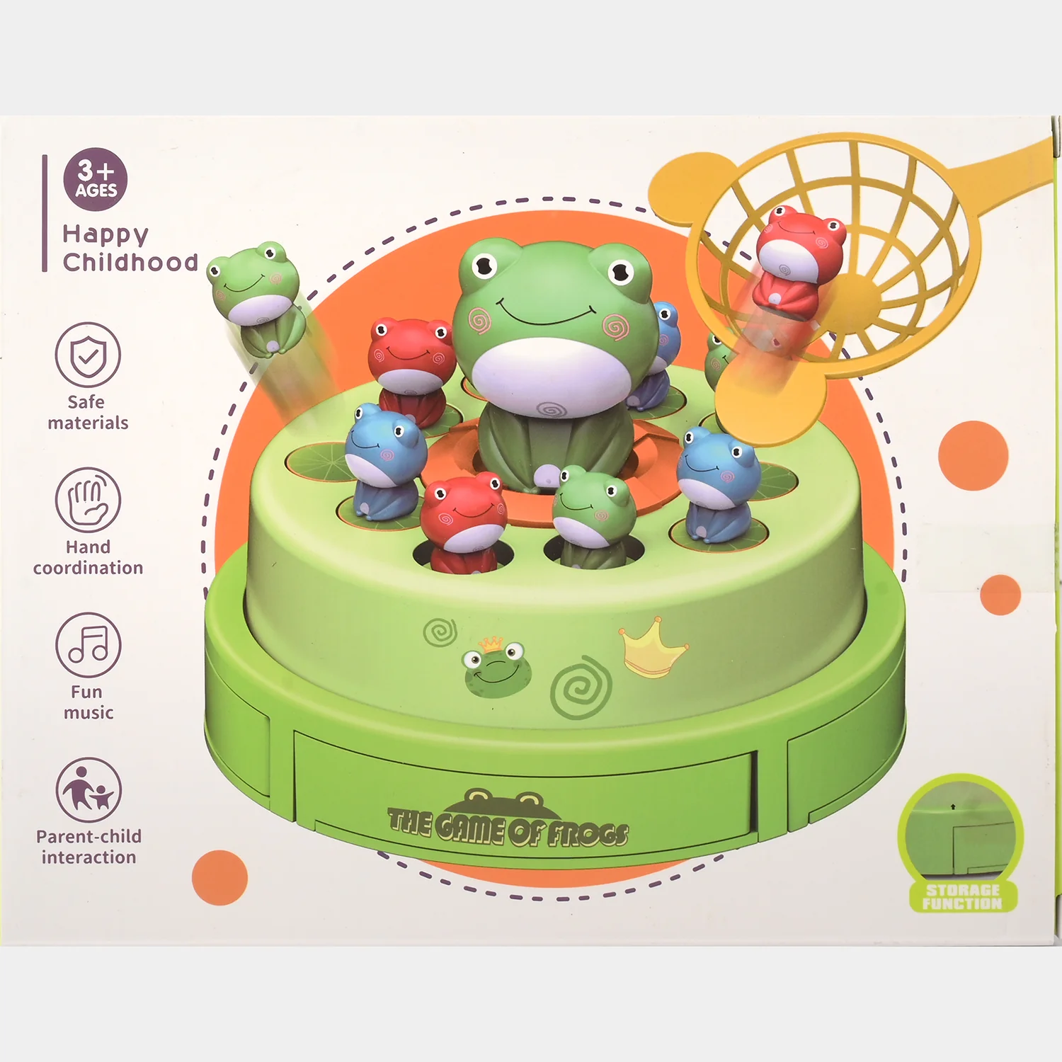 Children Bouncing Frog Catching Toy Game for Kids - Image 6