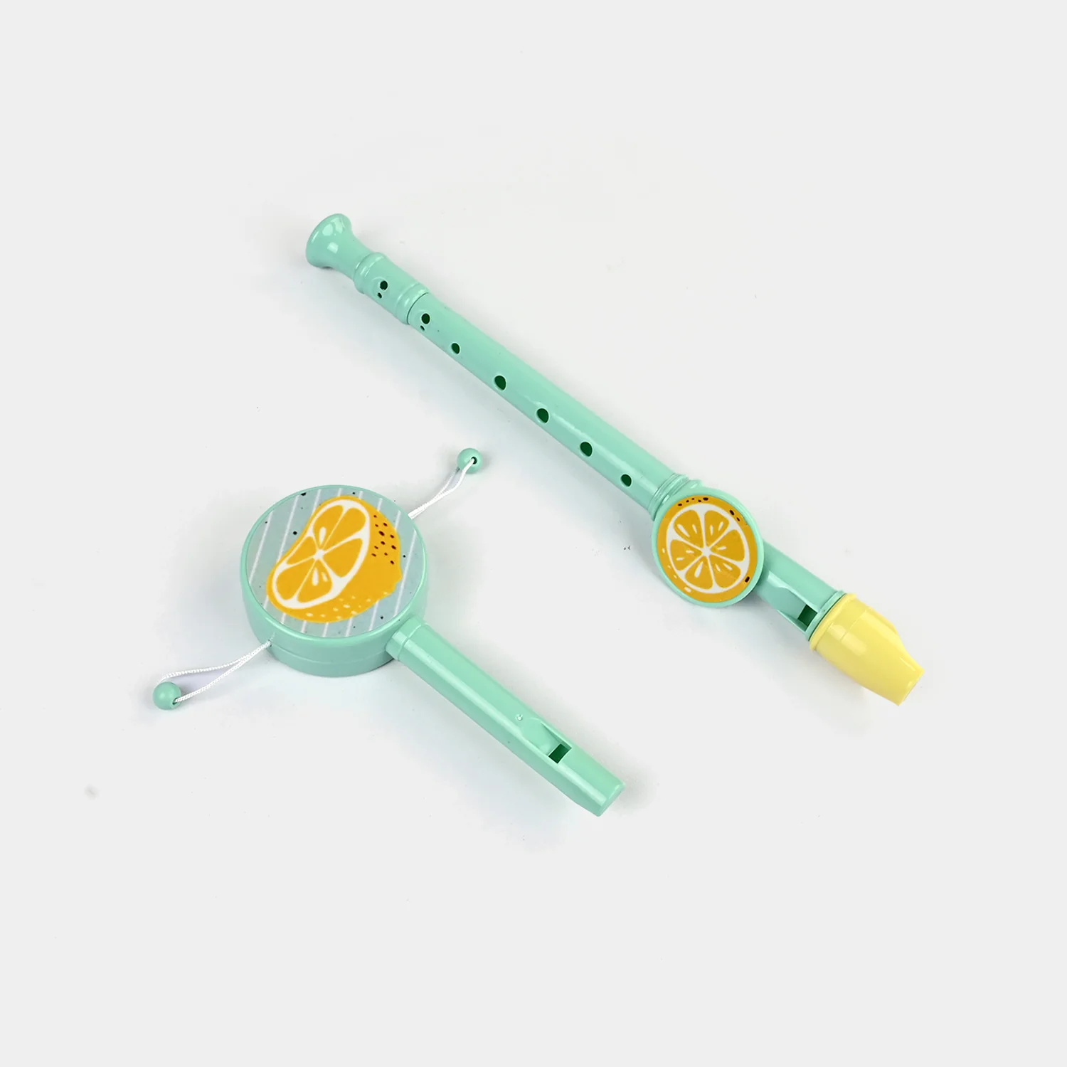 Musical Instrument Flute & Rattle Drum - Image 2