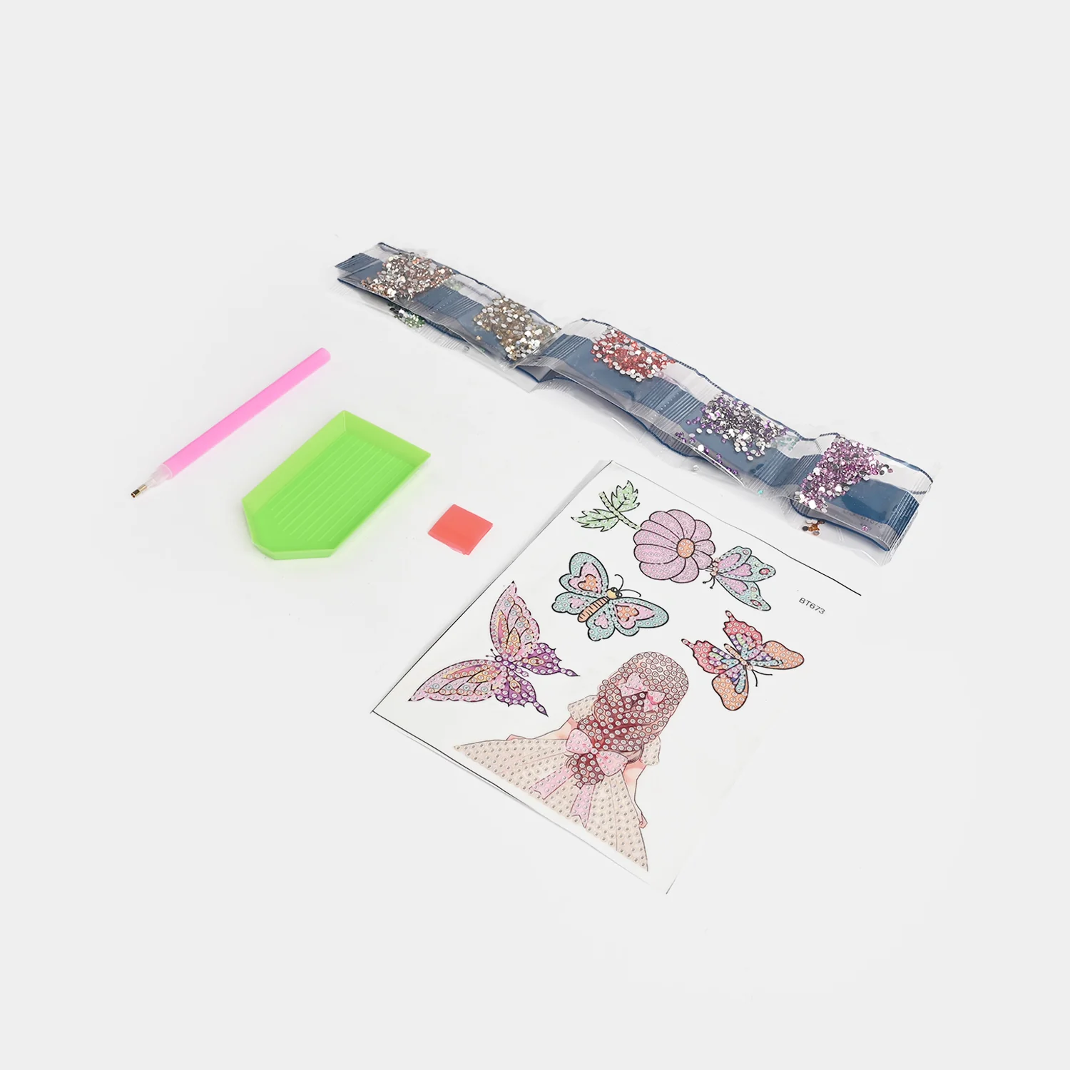 Girl Diamond Sticker Cool Handmade Diamond Painting Kit - Image 3