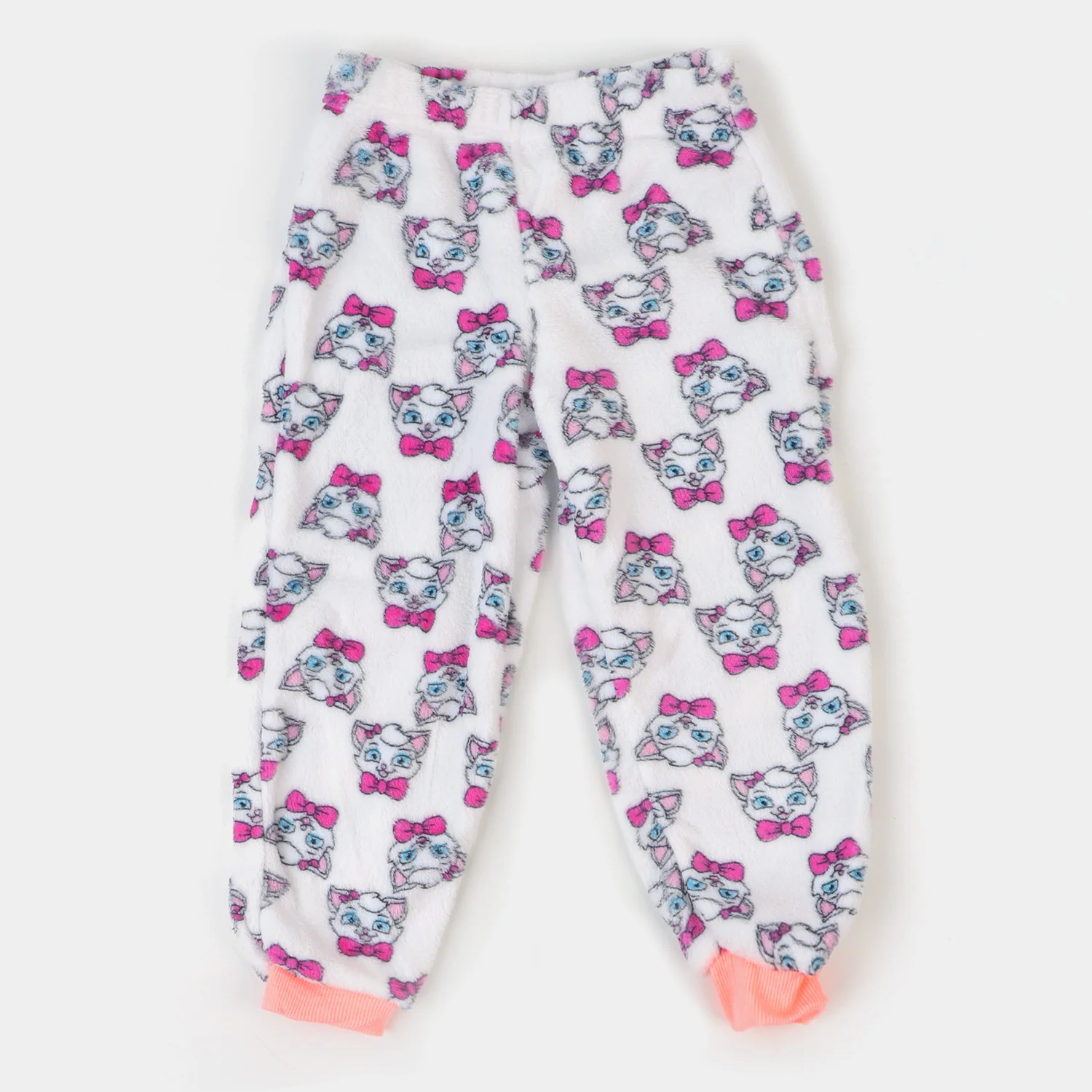 Girls 2 PCs Suit Sleep Right Meow -Pink - Image 7