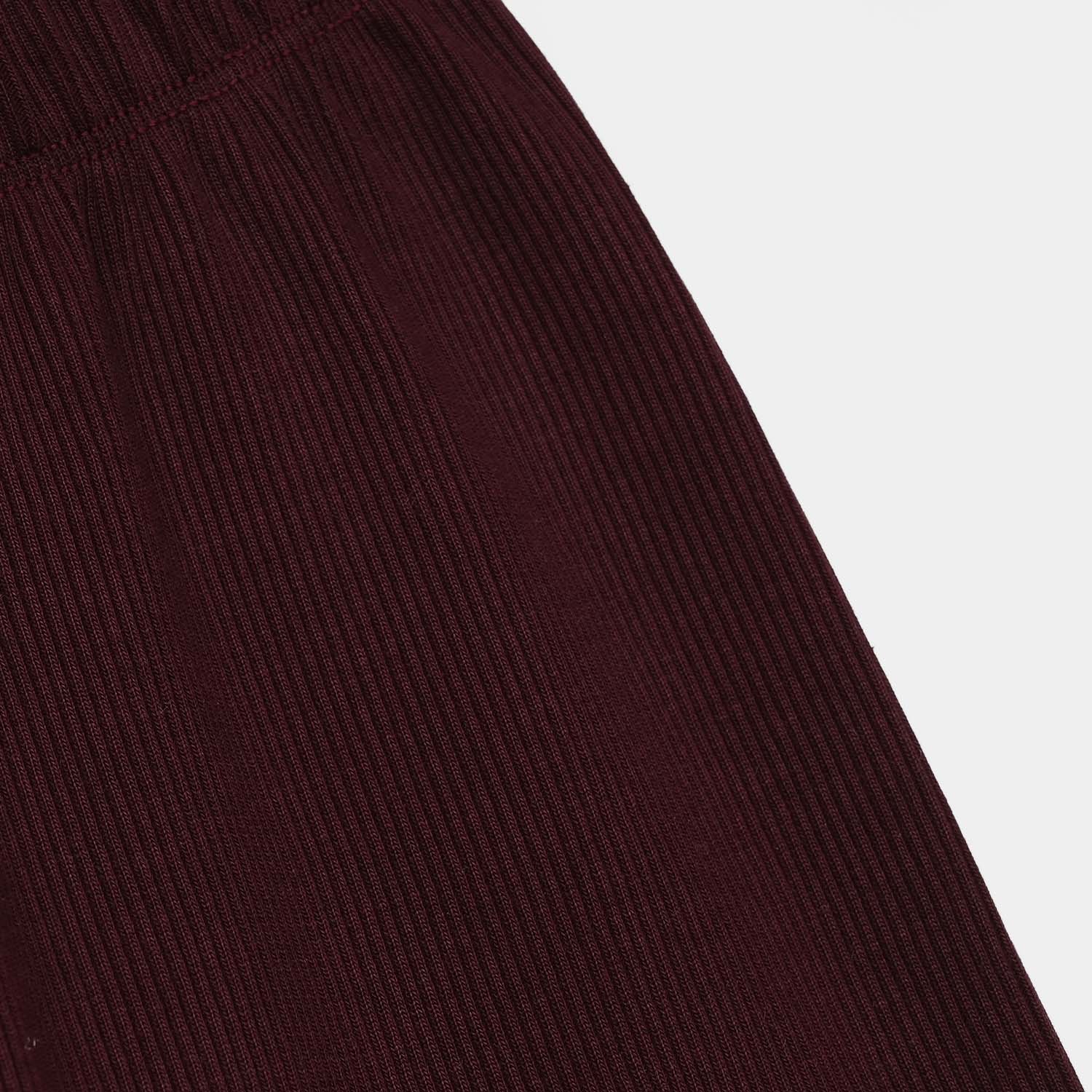 Girls Rib TIGHTS-BROWN - Image 2