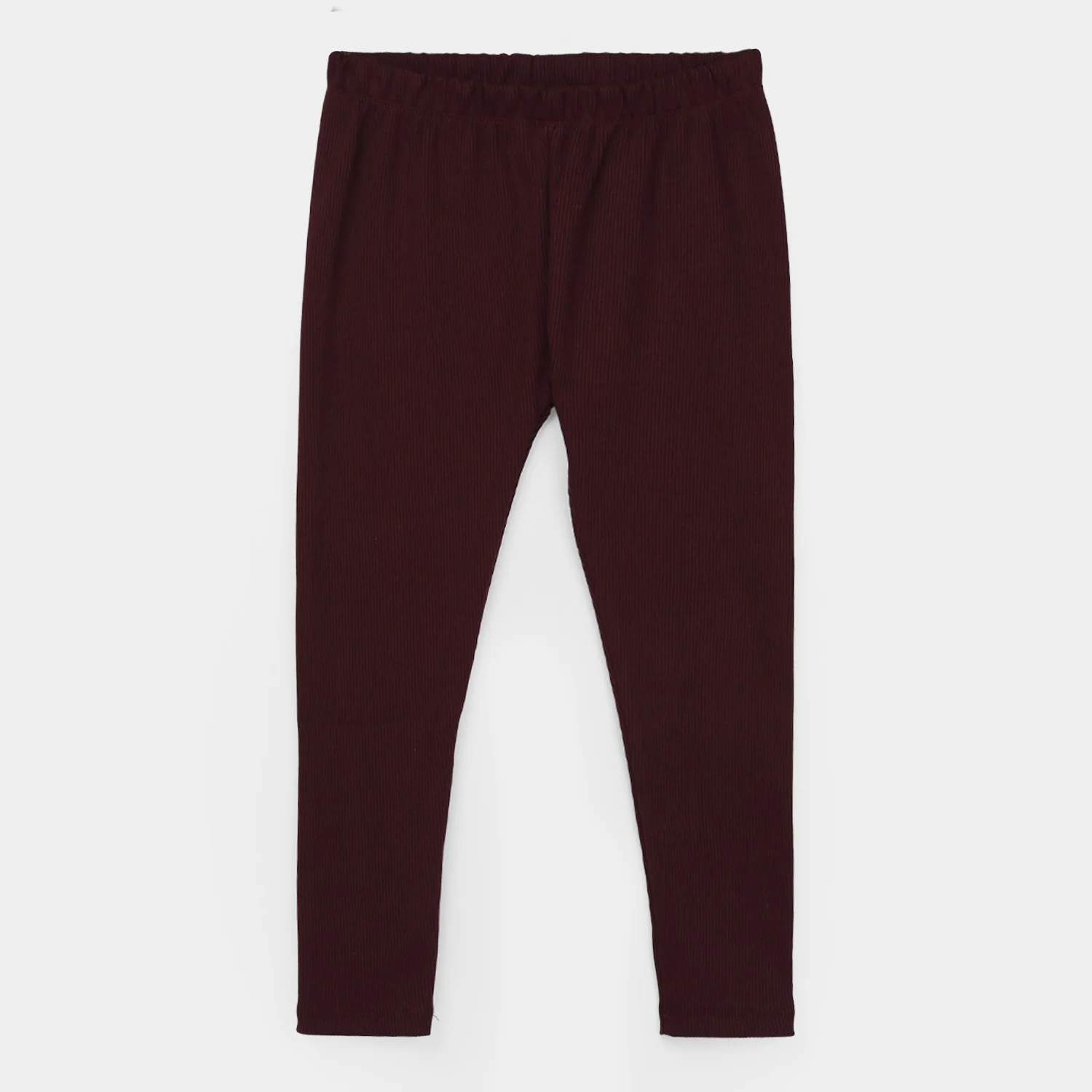 Girls Rib TIGHTS-BROWN - Image 3