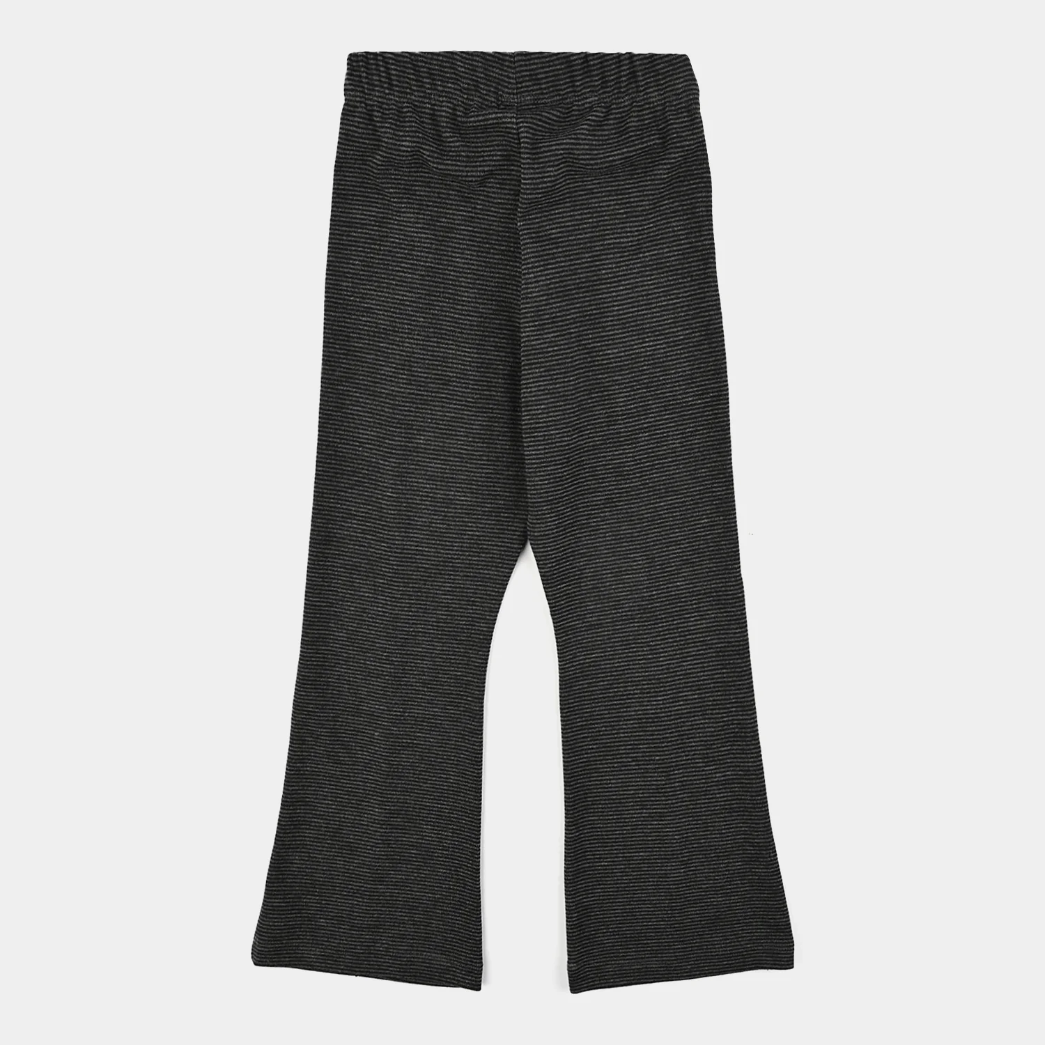 Girls Rib Tights Stripes - Black - Image 3
