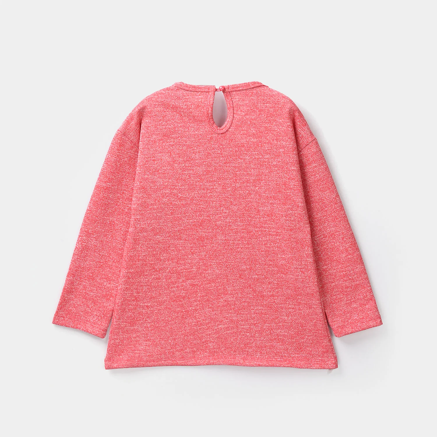 Girls Acrylic-Feather Lurex 2 Piece Smile All Day Long-PINK - Image 5