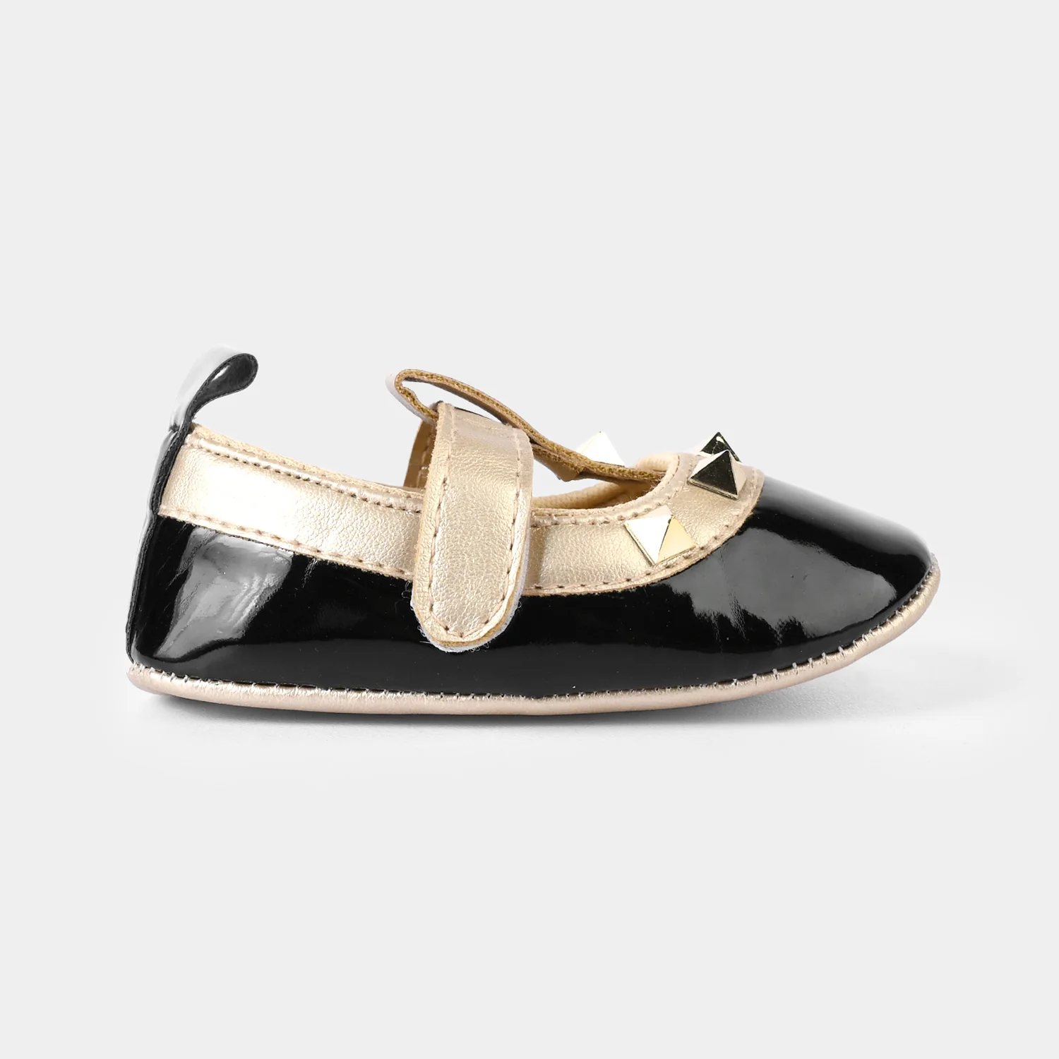 Girls Shoes 222-15-Black Golden - Image 3