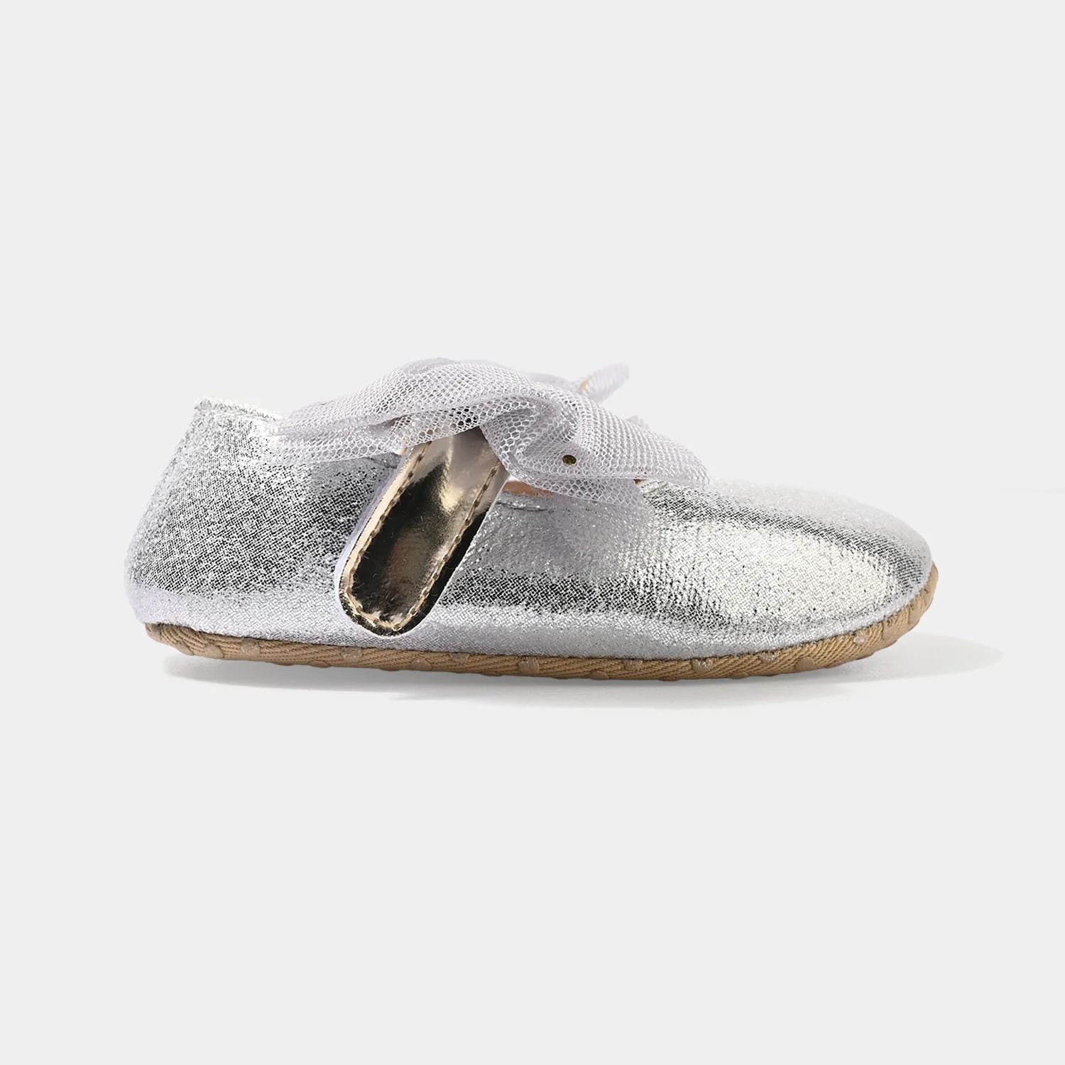 Infant Girls Shoes G33-SILVER - Image 3