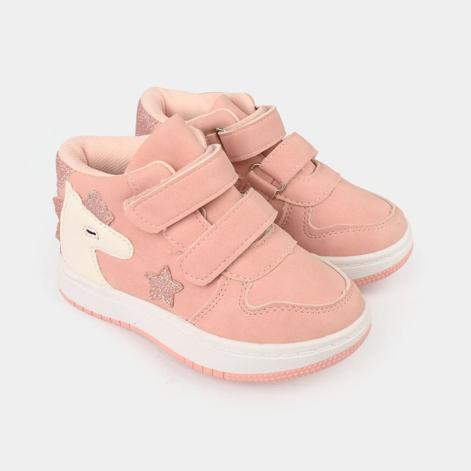 Girls Boots 126-15-Pink/White - Image 3