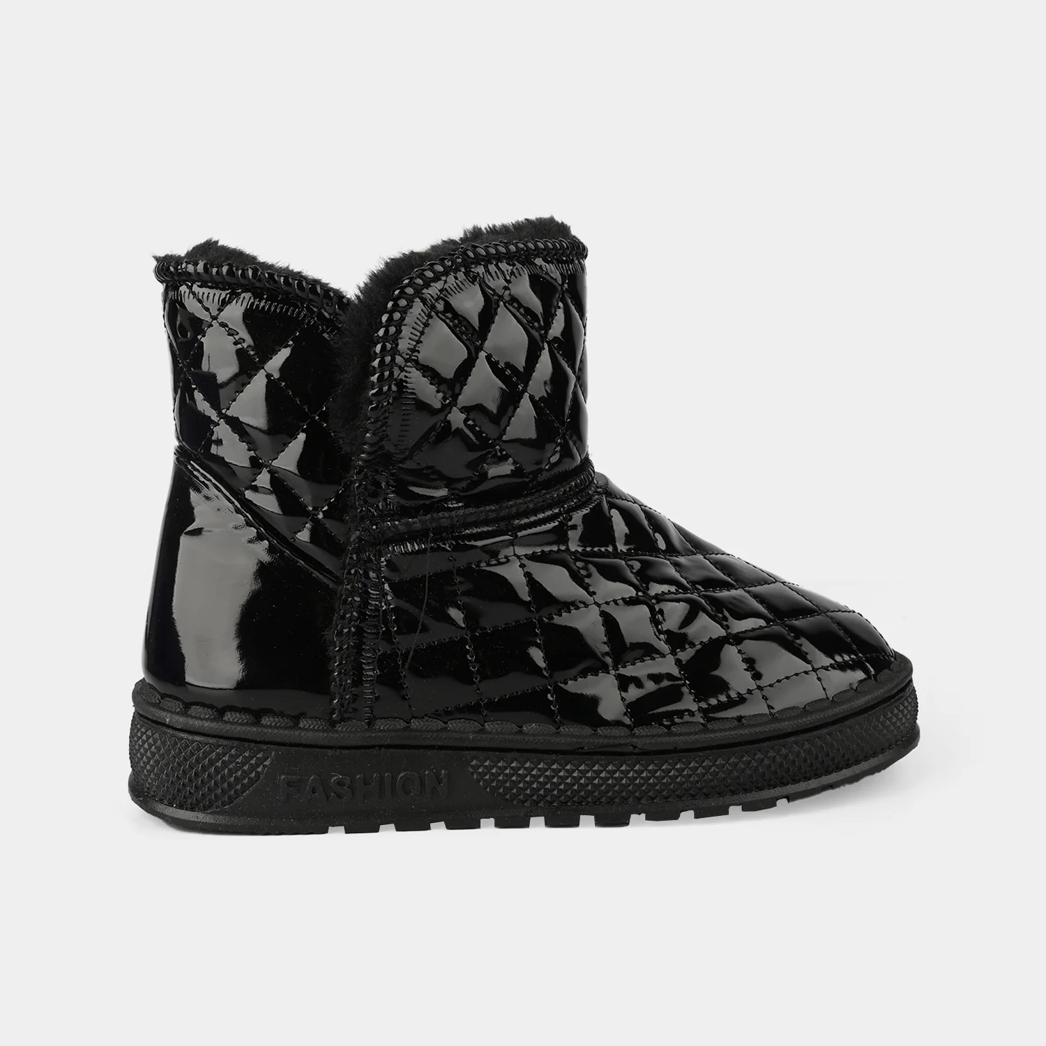 Girls Boots T222 - Black - Image 4