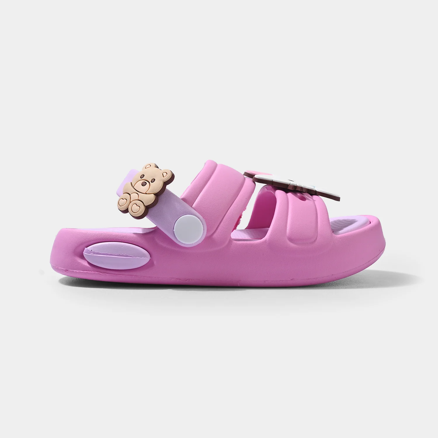 Girls Clogs 008-Y48-Fuchsia - Image 4