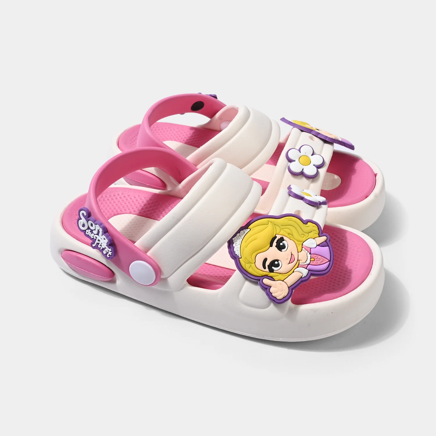 Girls Clogs 008-Y49-PINK - Image 3