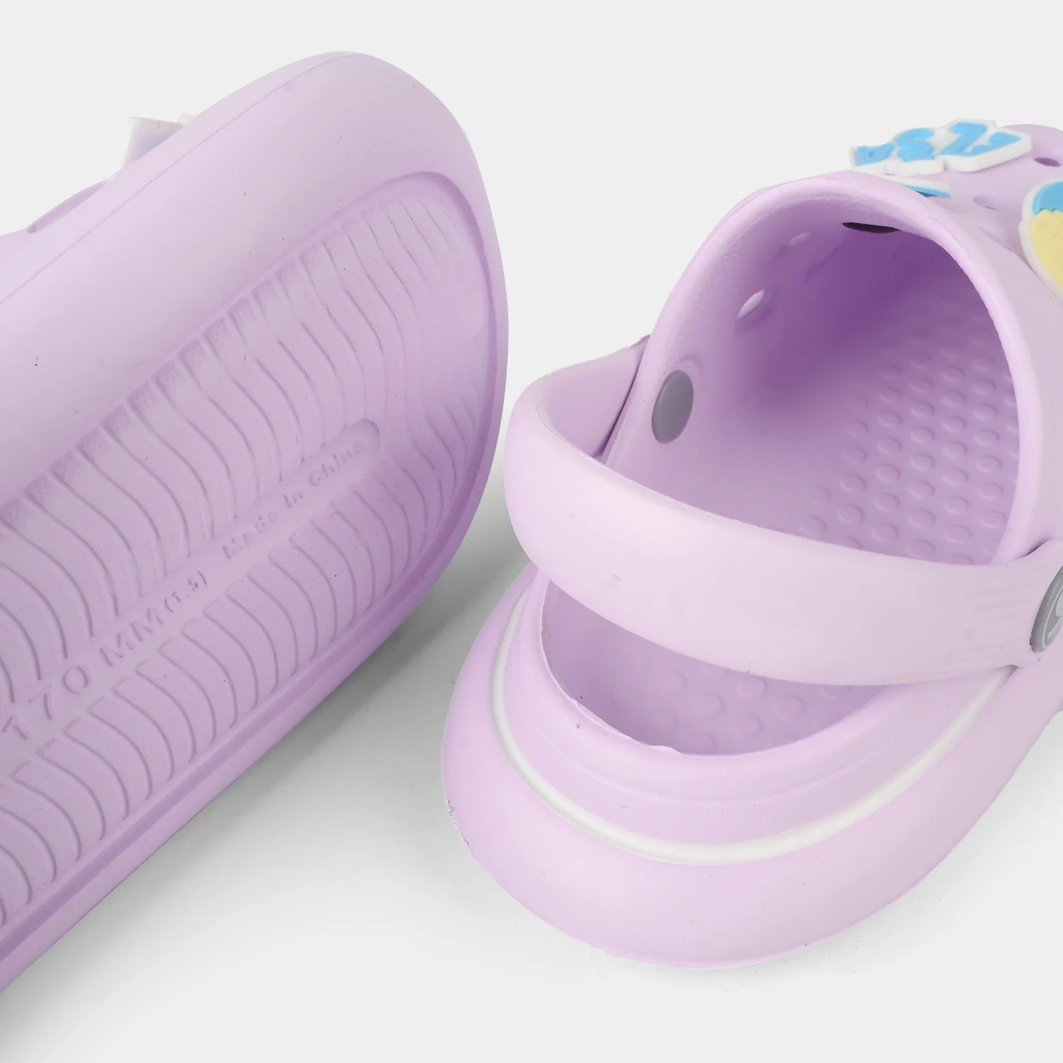 Girls Clogs 1012-13 - PURPLE - Image 2