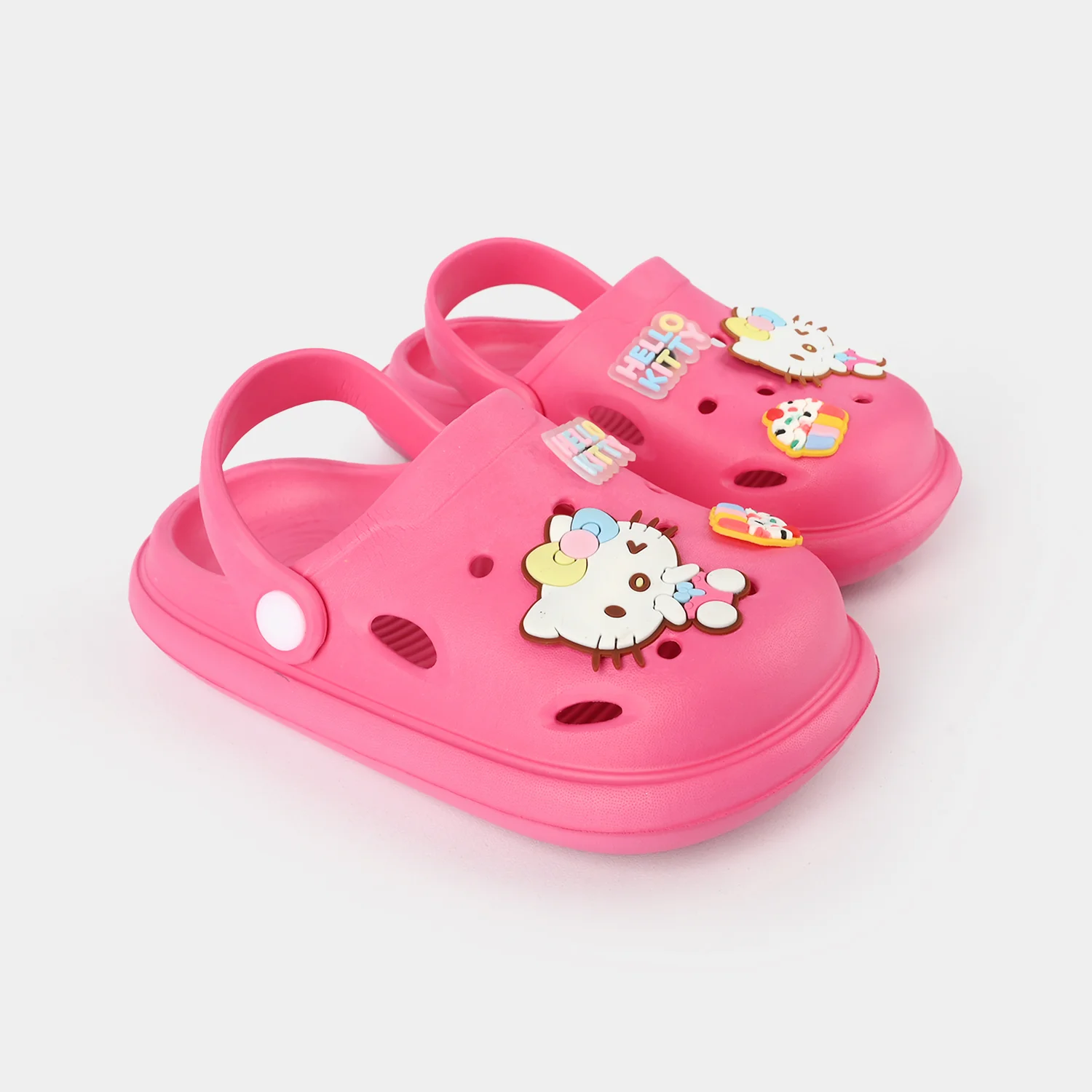 Girls Clogs 118-6-Fuchsia - Image 3