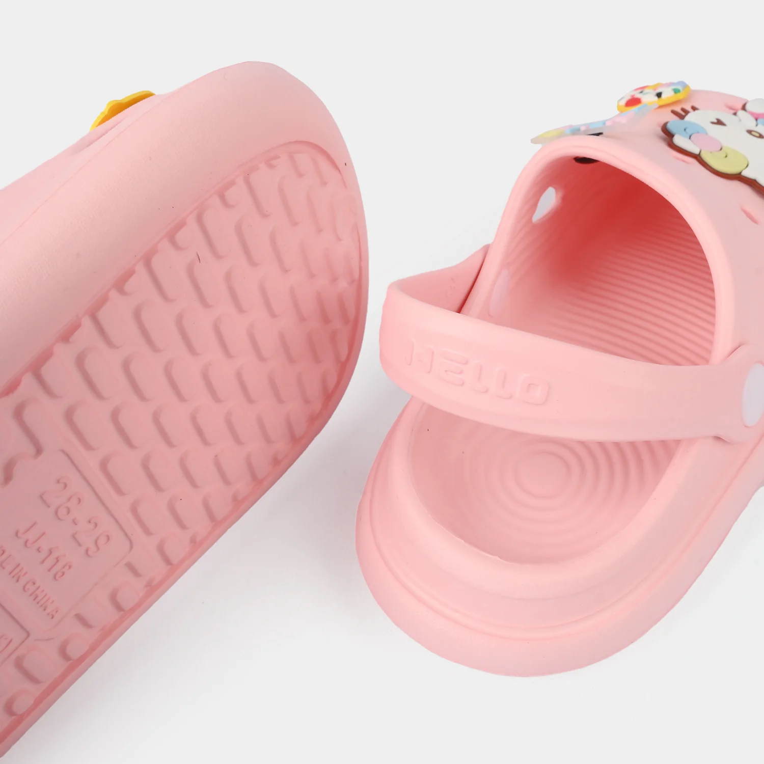Girls Clogs 118-6-PINK - Image 2