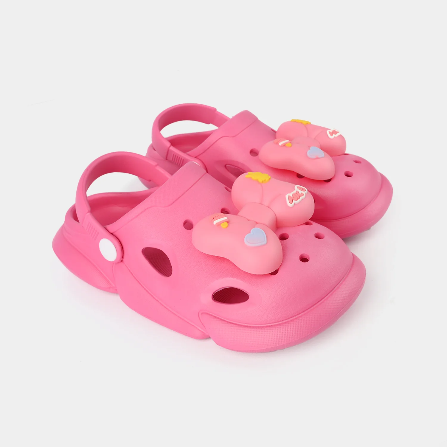 Girls Clogs 1389-14 - Fuchsia - Image 3