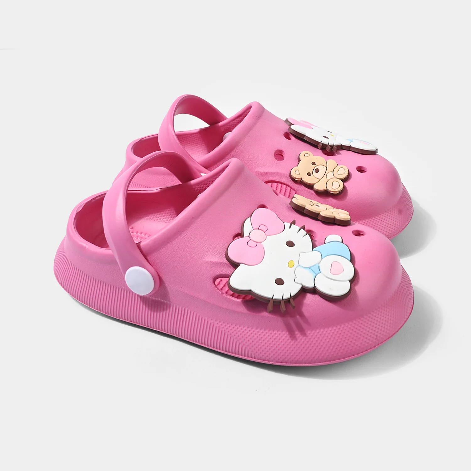 Girls Clogs 3501-2KT-Fuchsia - Image 3