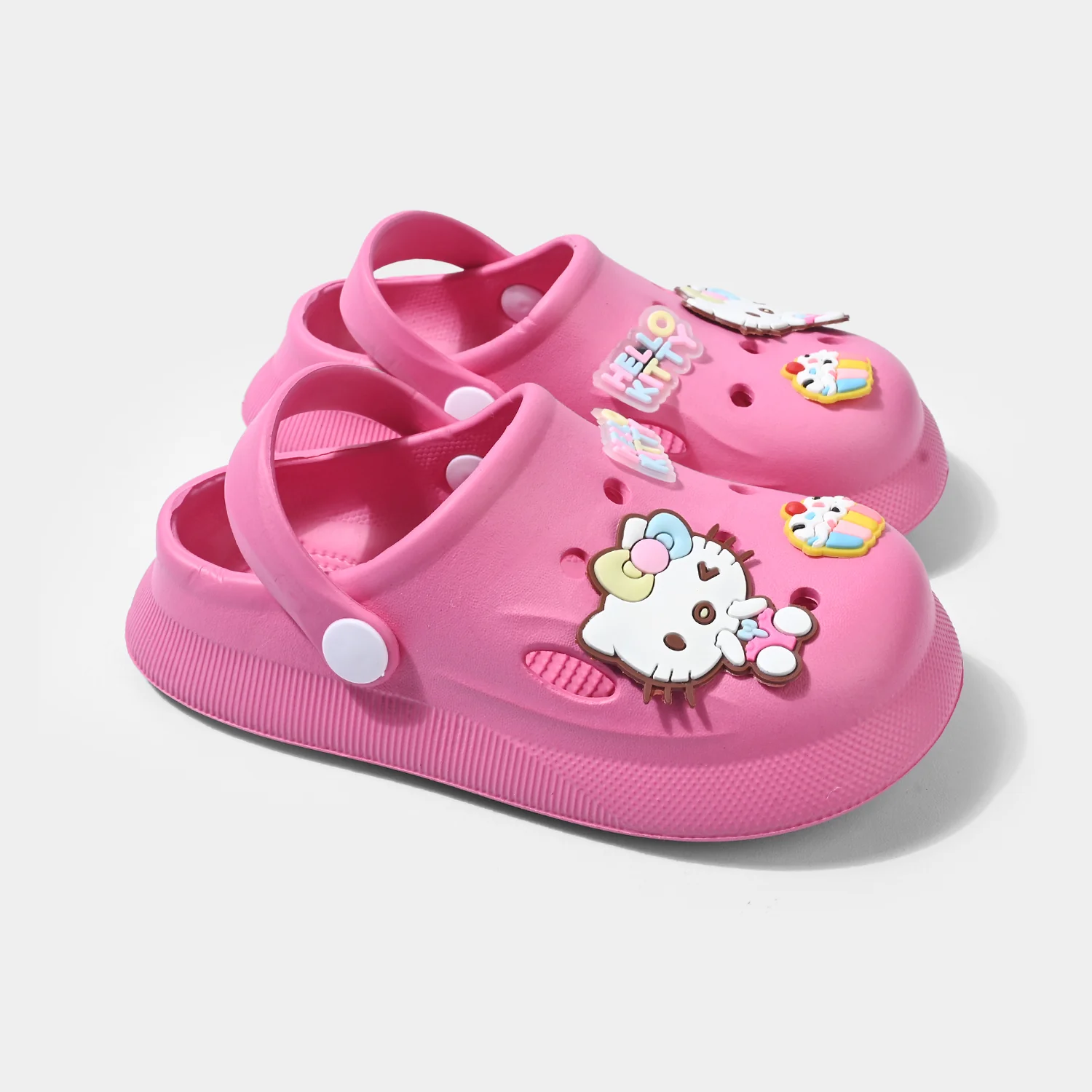 Girls Clogs 3501-KT-Fuchsia - Image 3