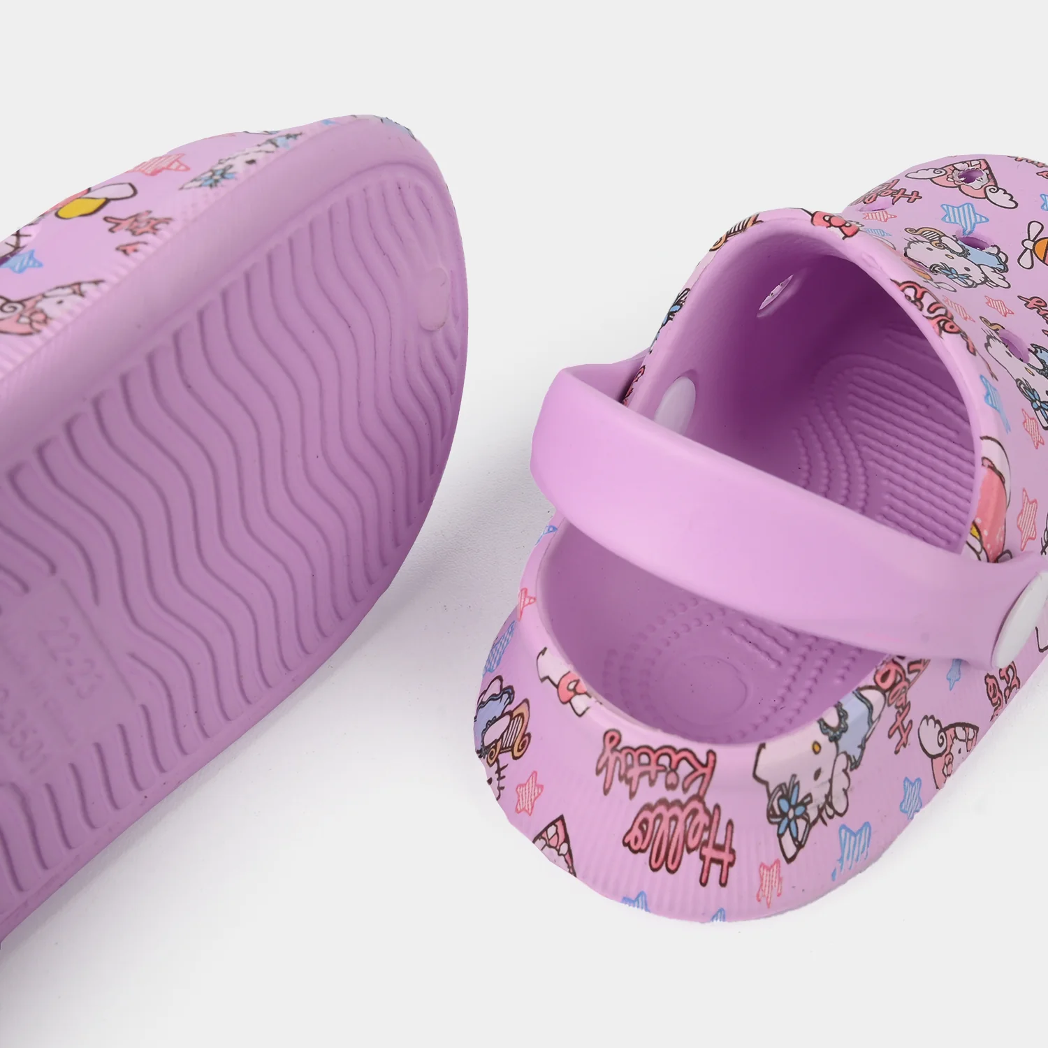 Girls Clogs 3501E - PURPLE - Image 2