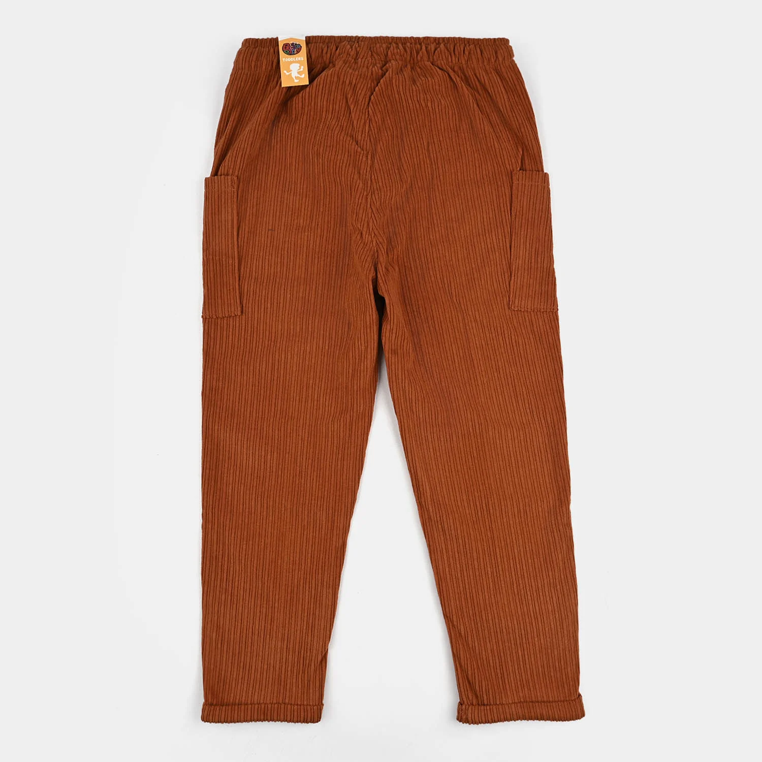 Girls Corduroy Pant Seam - Rust - Image 4