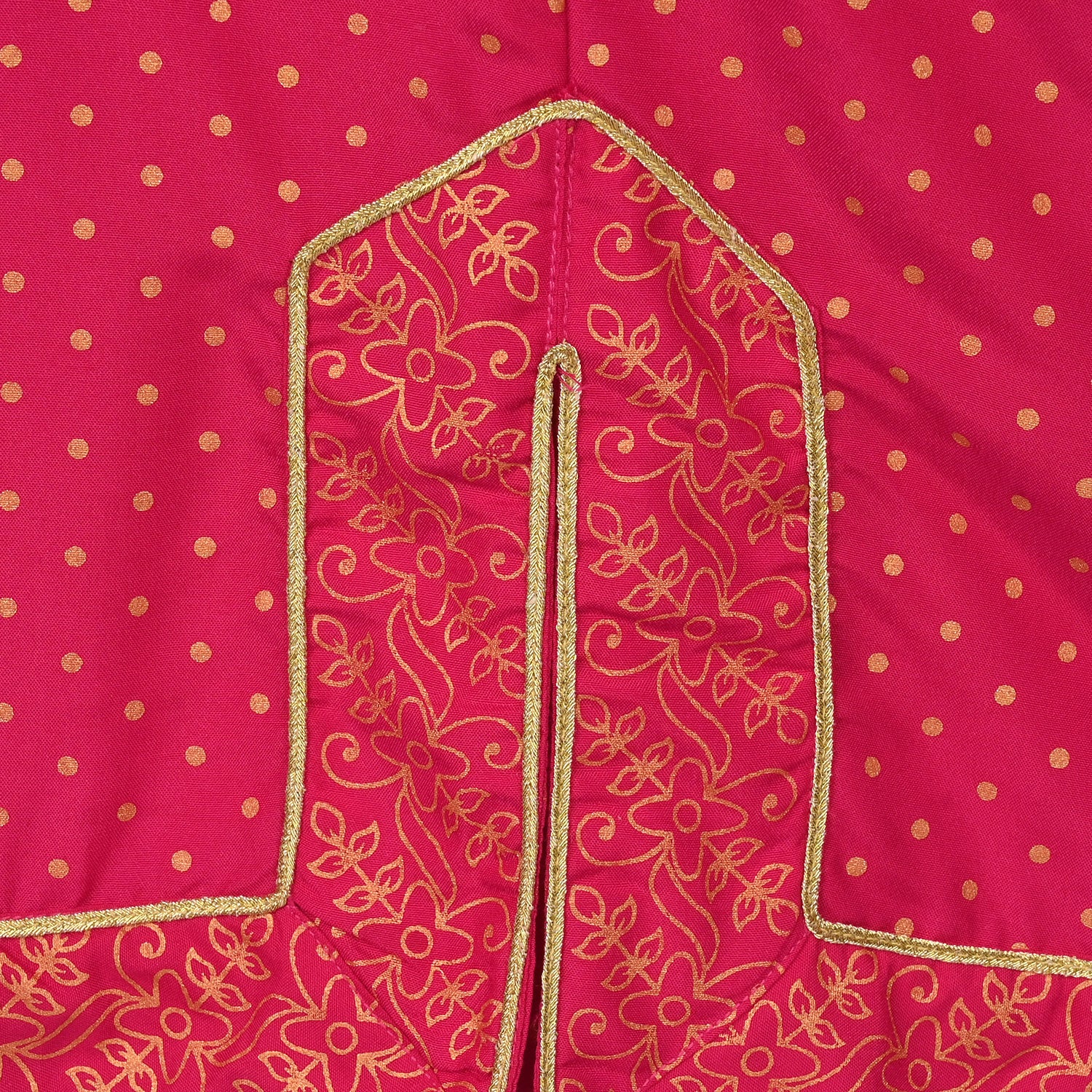 Girls Cotton 2-Pcs Suit (Arzoo) - Bright Pink - Image 5