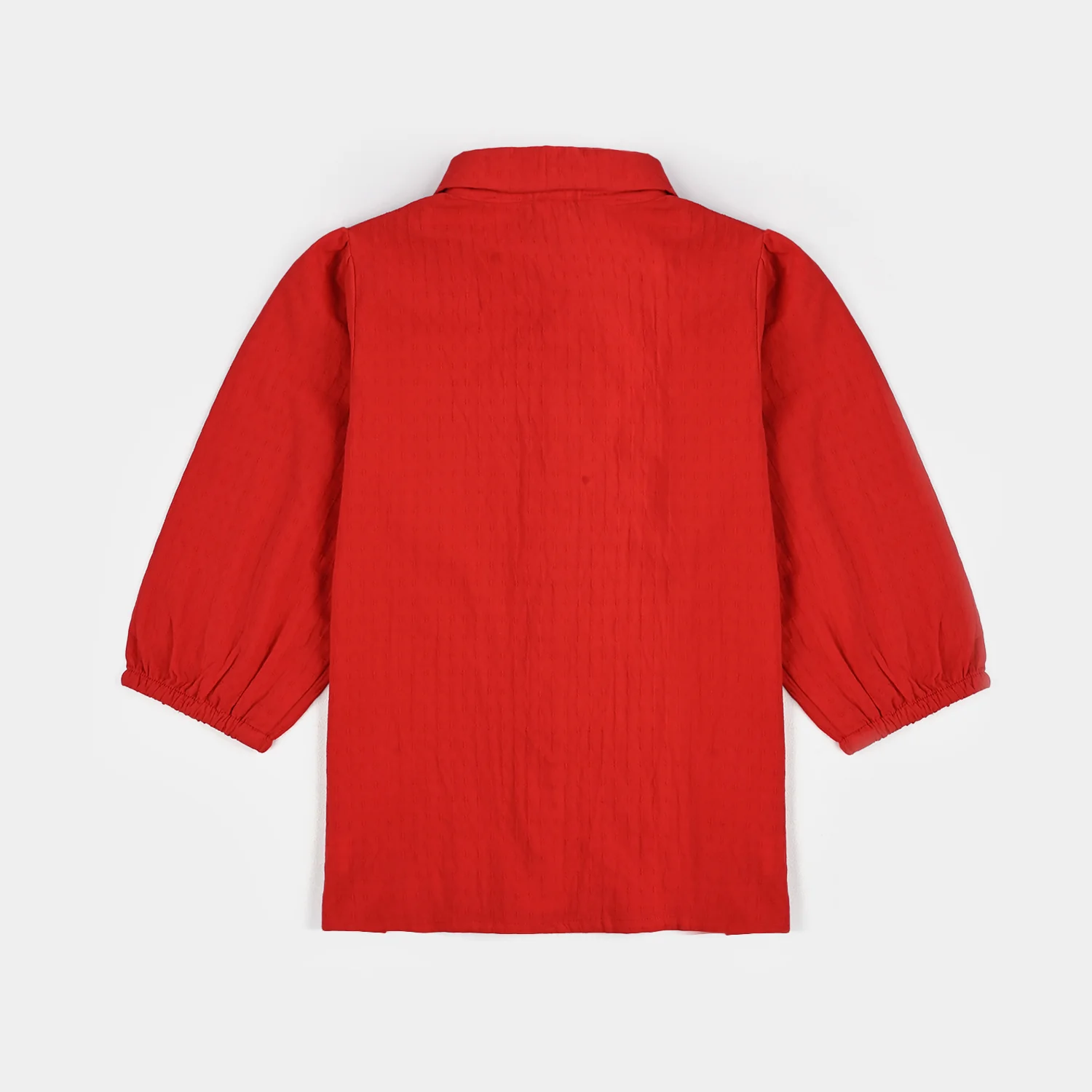Girls Cotton Casual Top Fire - Red - Image 6