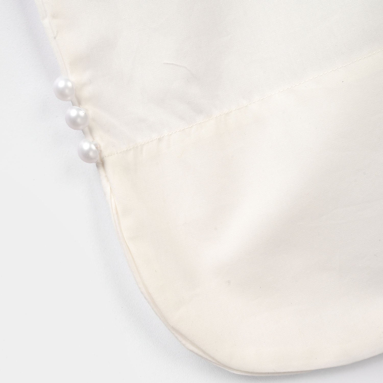 Girls Cotton Culottes Round - White - Image 3
