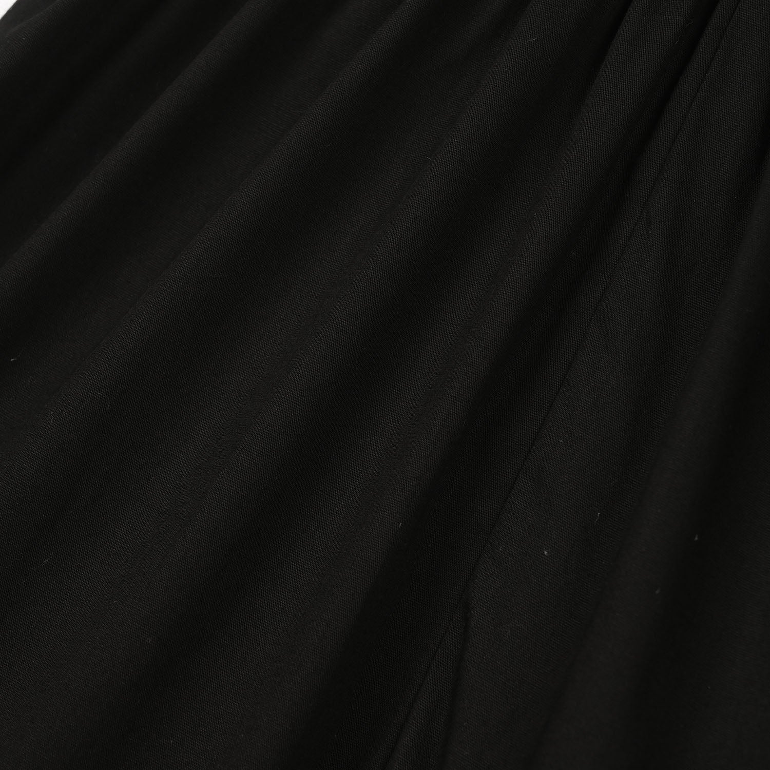 Girls Cotton Gharara (Layered) - Black - Image 3