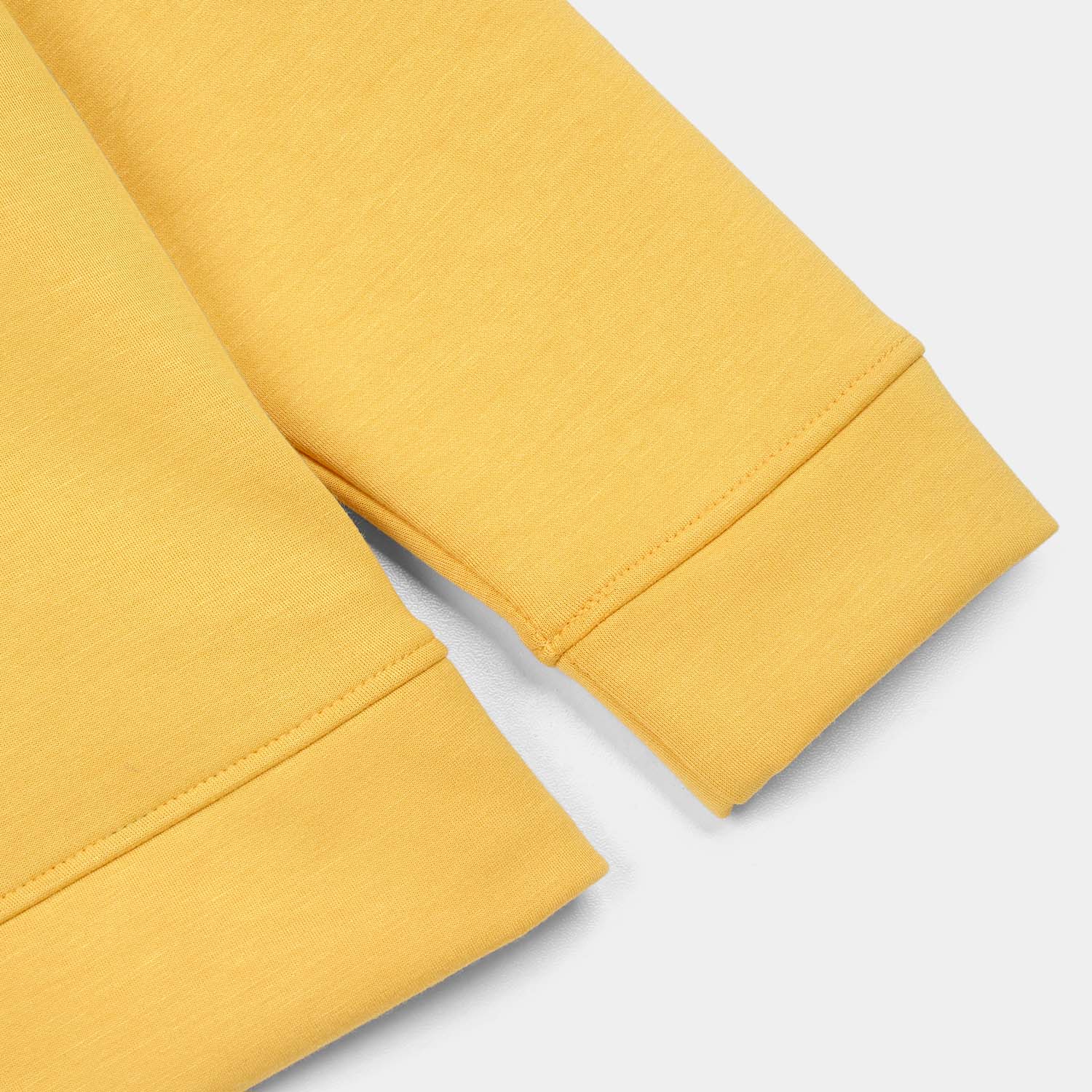 Girls Cotton Interlock Sweatshirt Grow Flow-Yellow - Image 3