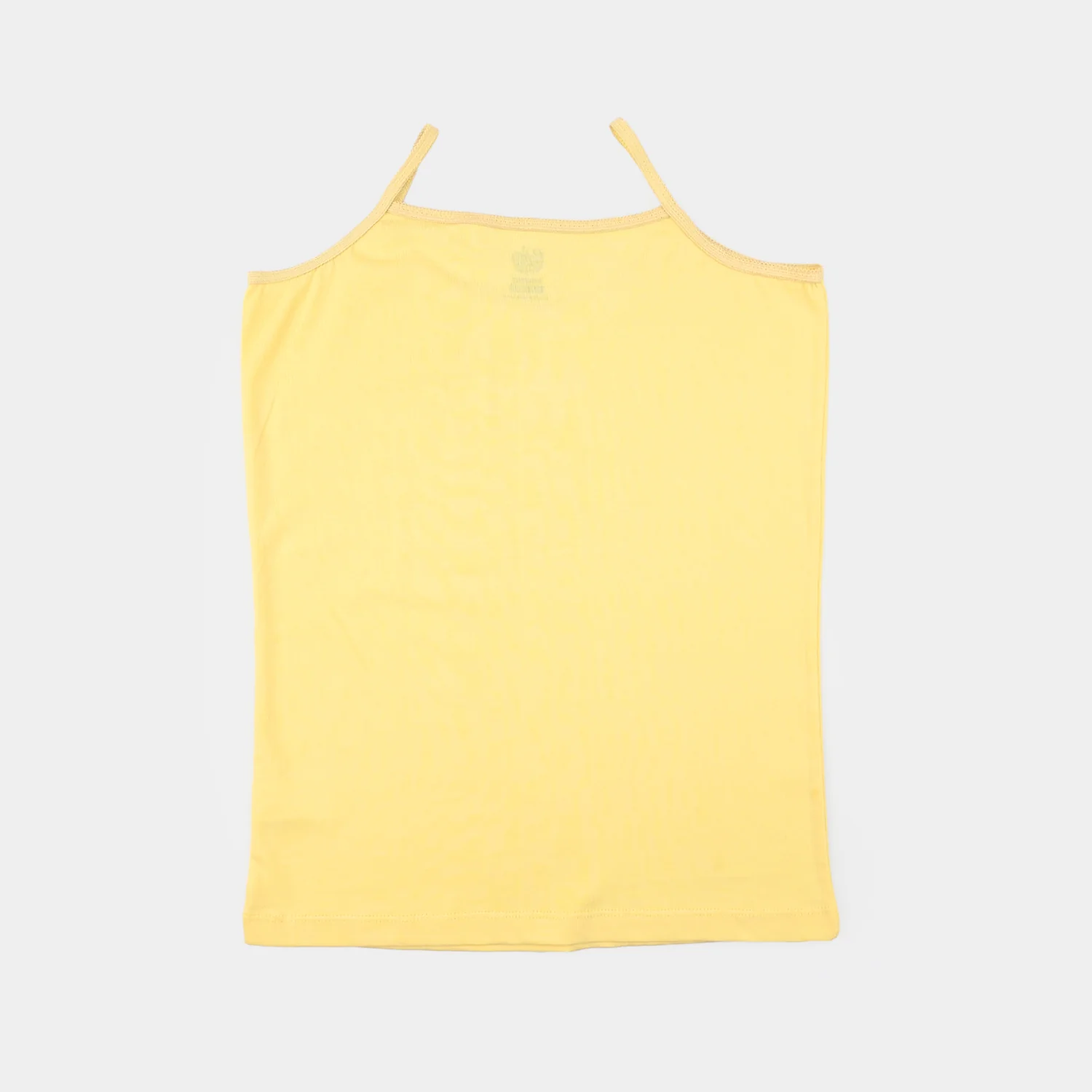 Girls Cotton Jersey Cami Hearted (Pack of 2) - Yellow/White - Image 5