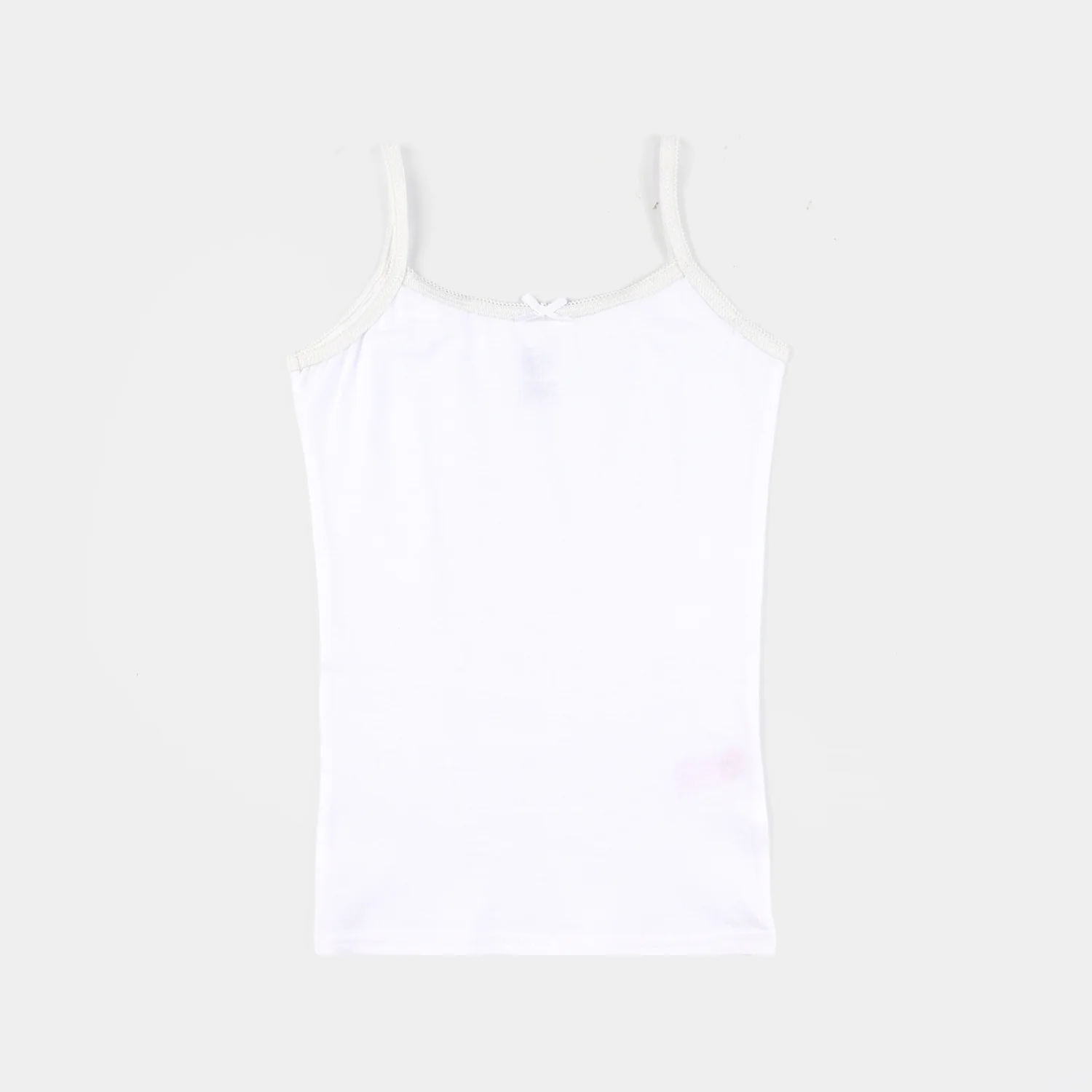 Girls Cotton Jersey Cami Pack of 2 (Basic) - Black/White - Image 2