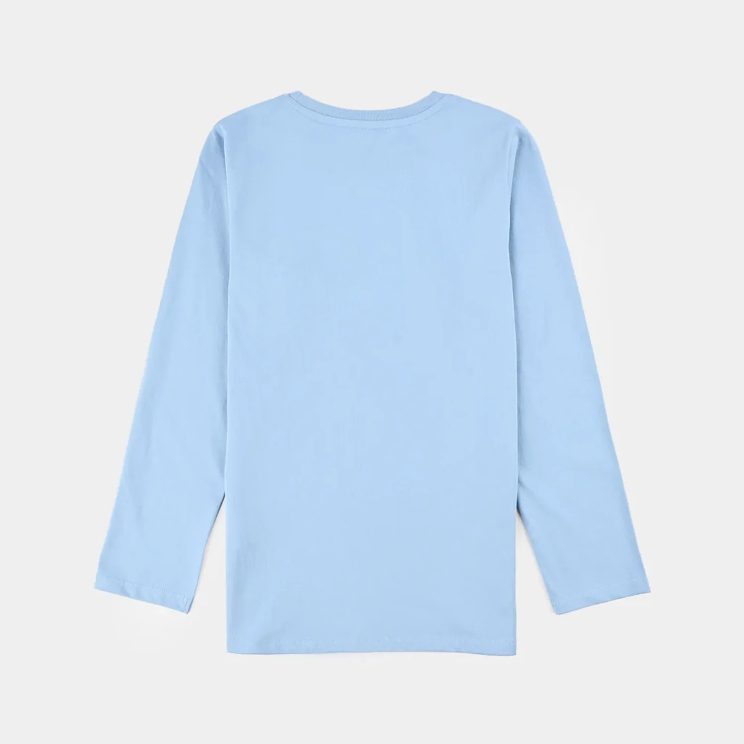 Girls Cotton Jersey T-Shirt F/S Let It Snow - Blue Bell - Image 4